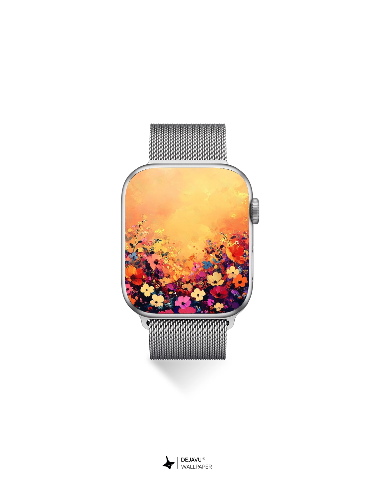 8K Abstract Floral Painting Wallpaper
