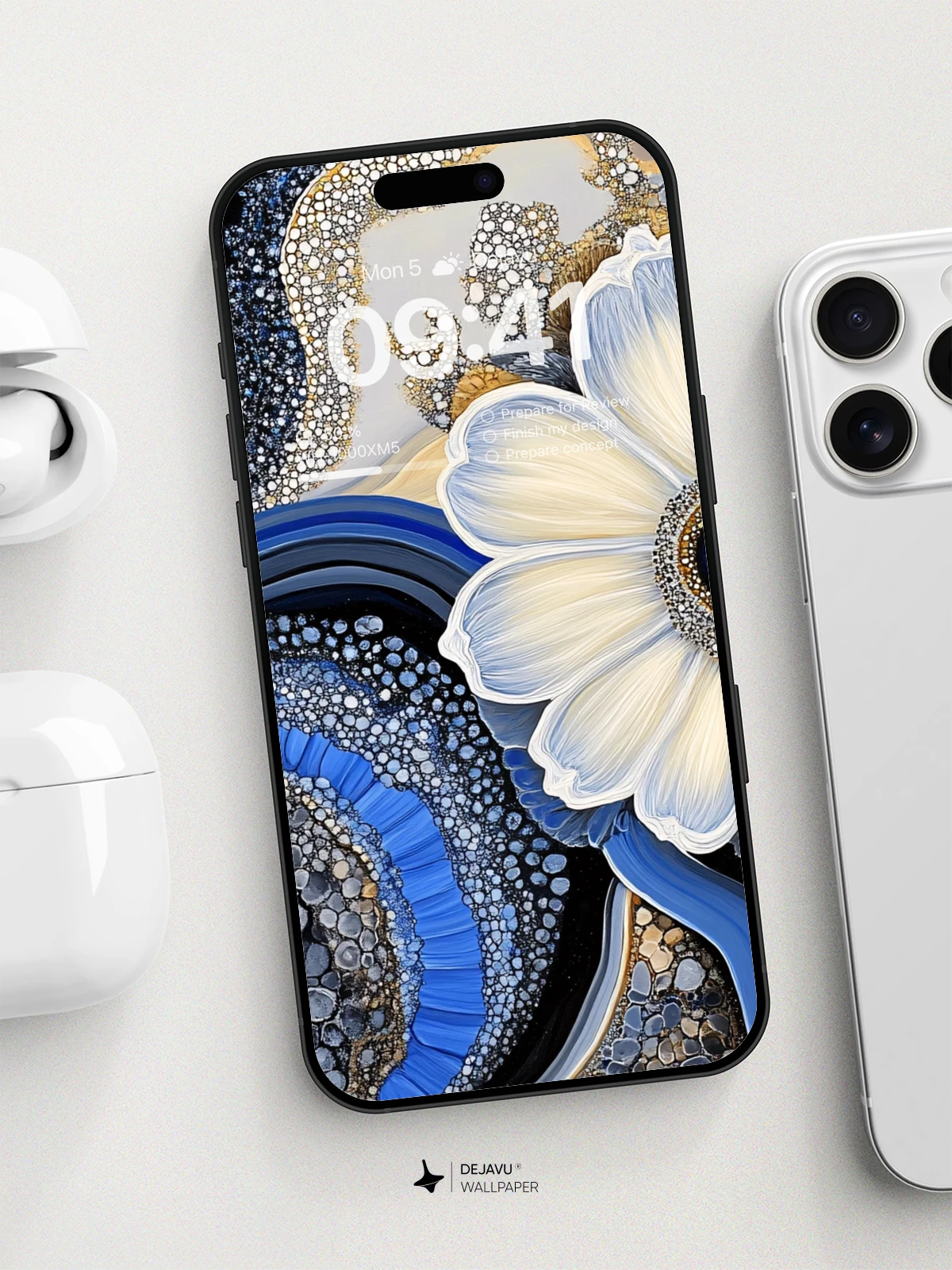 8K Abstract Floral Minimal Aesthetic Wallpaper