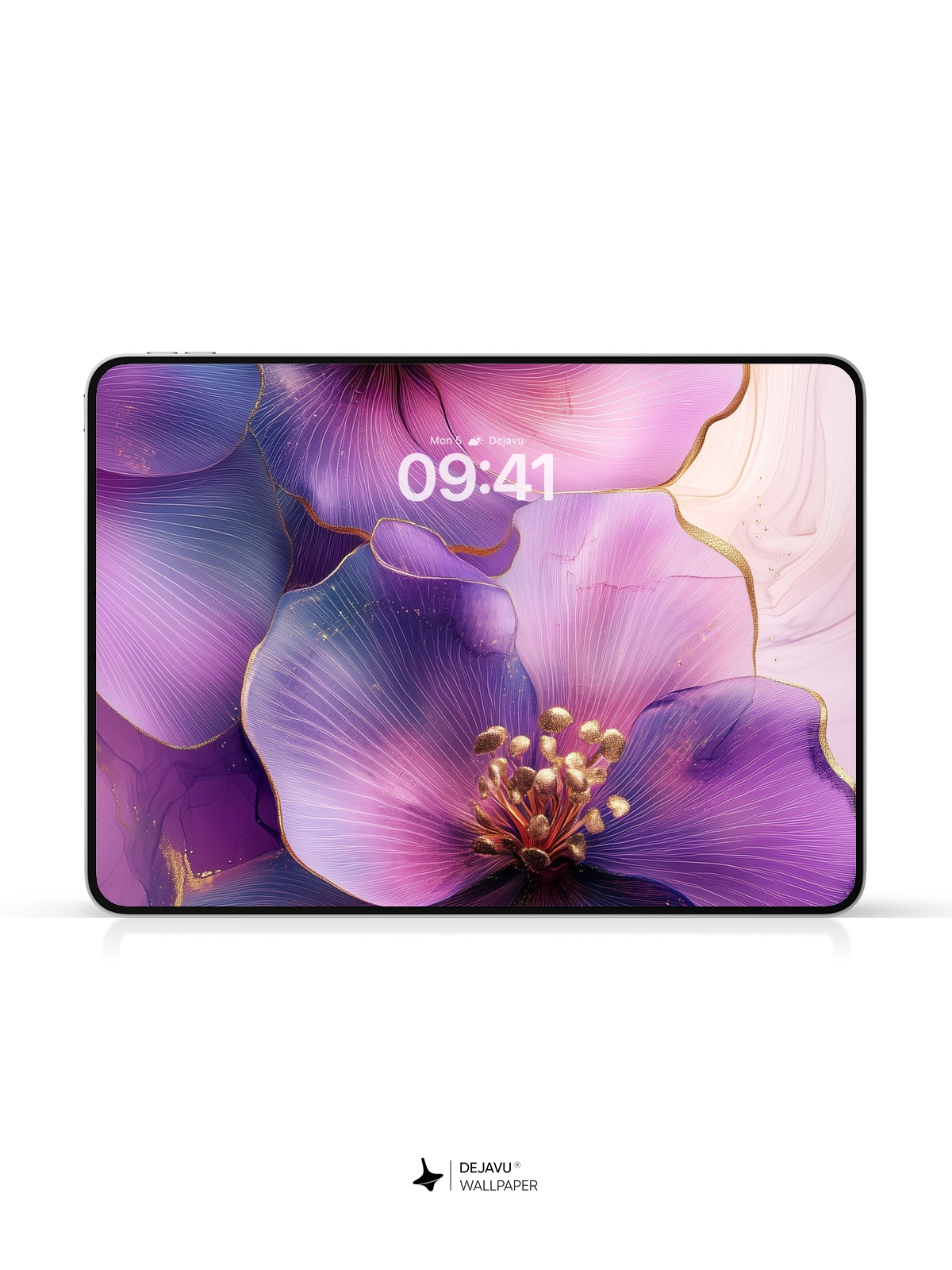 8K Abstract Floral Painting Wallpaper