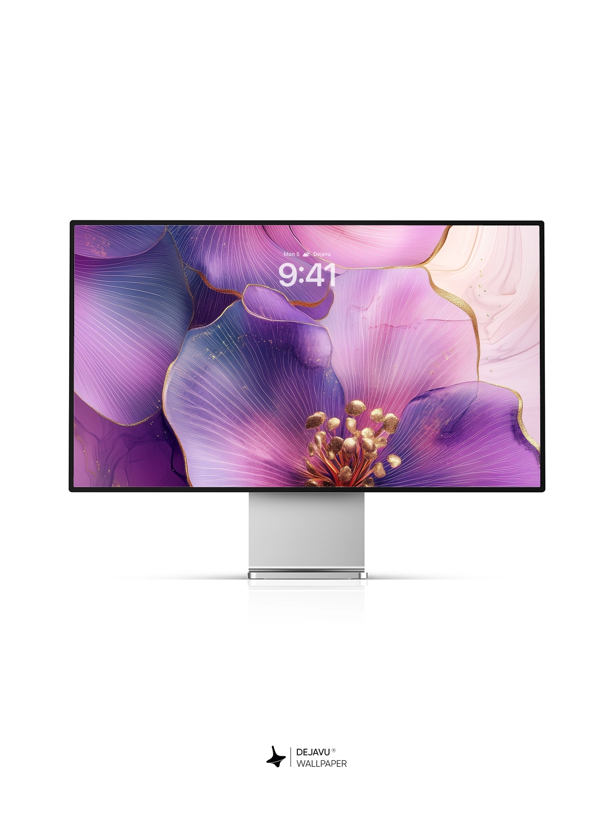 8K Abstract Floral Painting Wallpaper