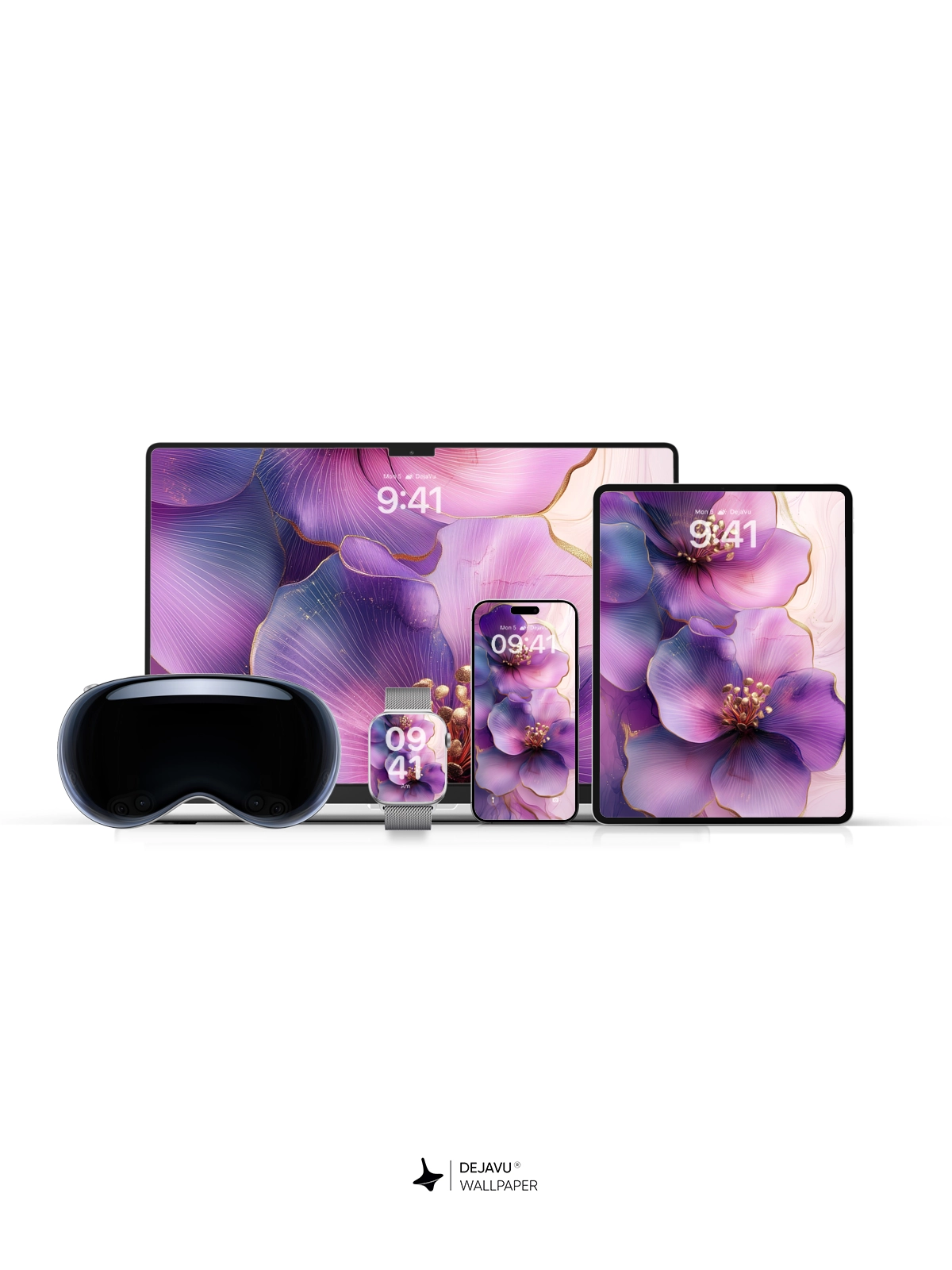 8K Abstract Floral Painting Wallpaper