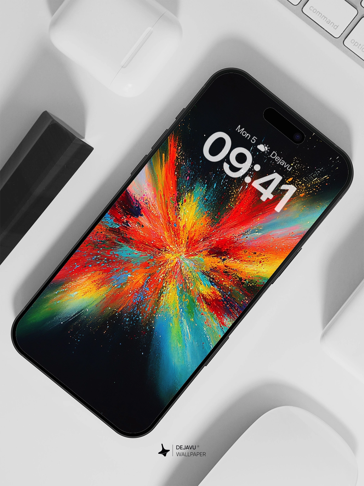 8K Abstract Explosion Wallpaper