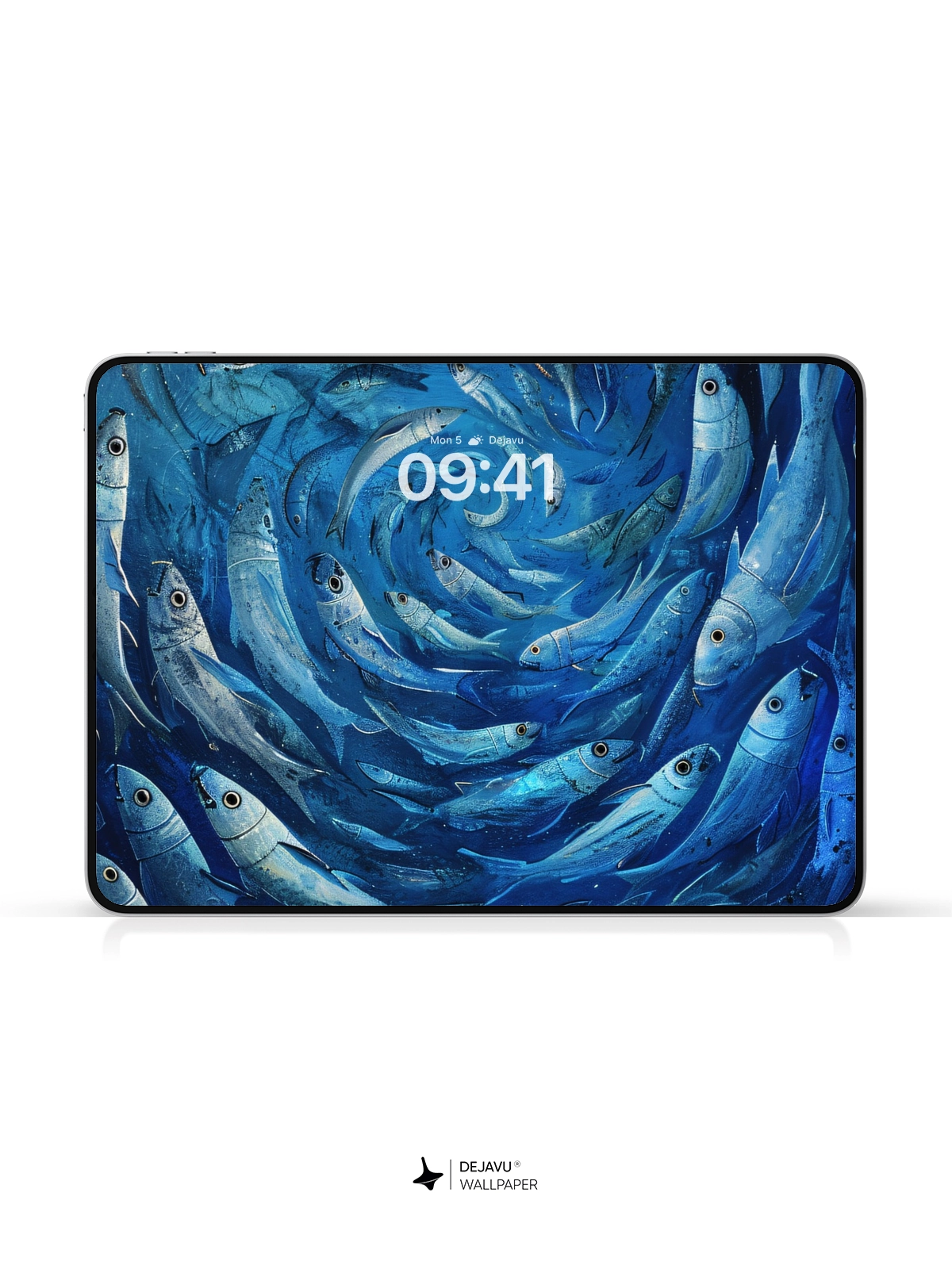 8K Abstract Fish Swirl Wallpaper