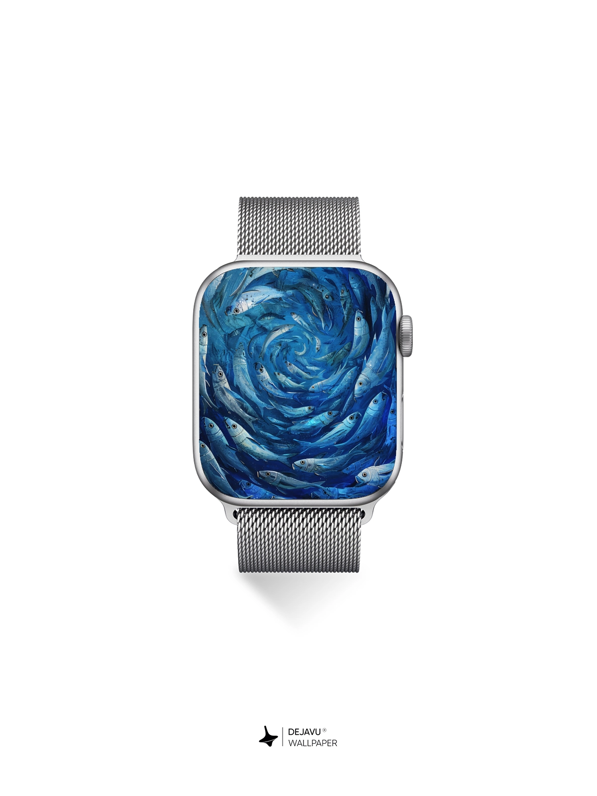 8K Abstract Fish Swirl Wallpaper
