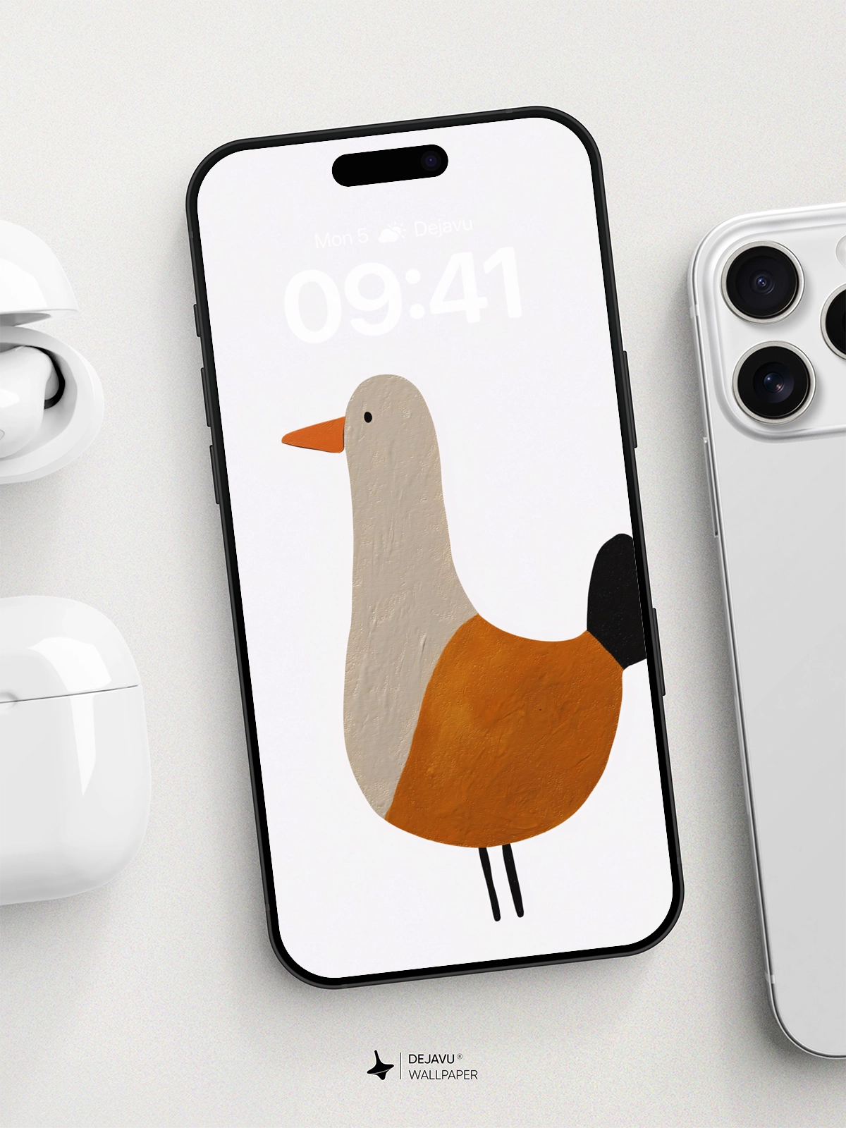 Whimsical Bird Wallpaper 8K for Phone