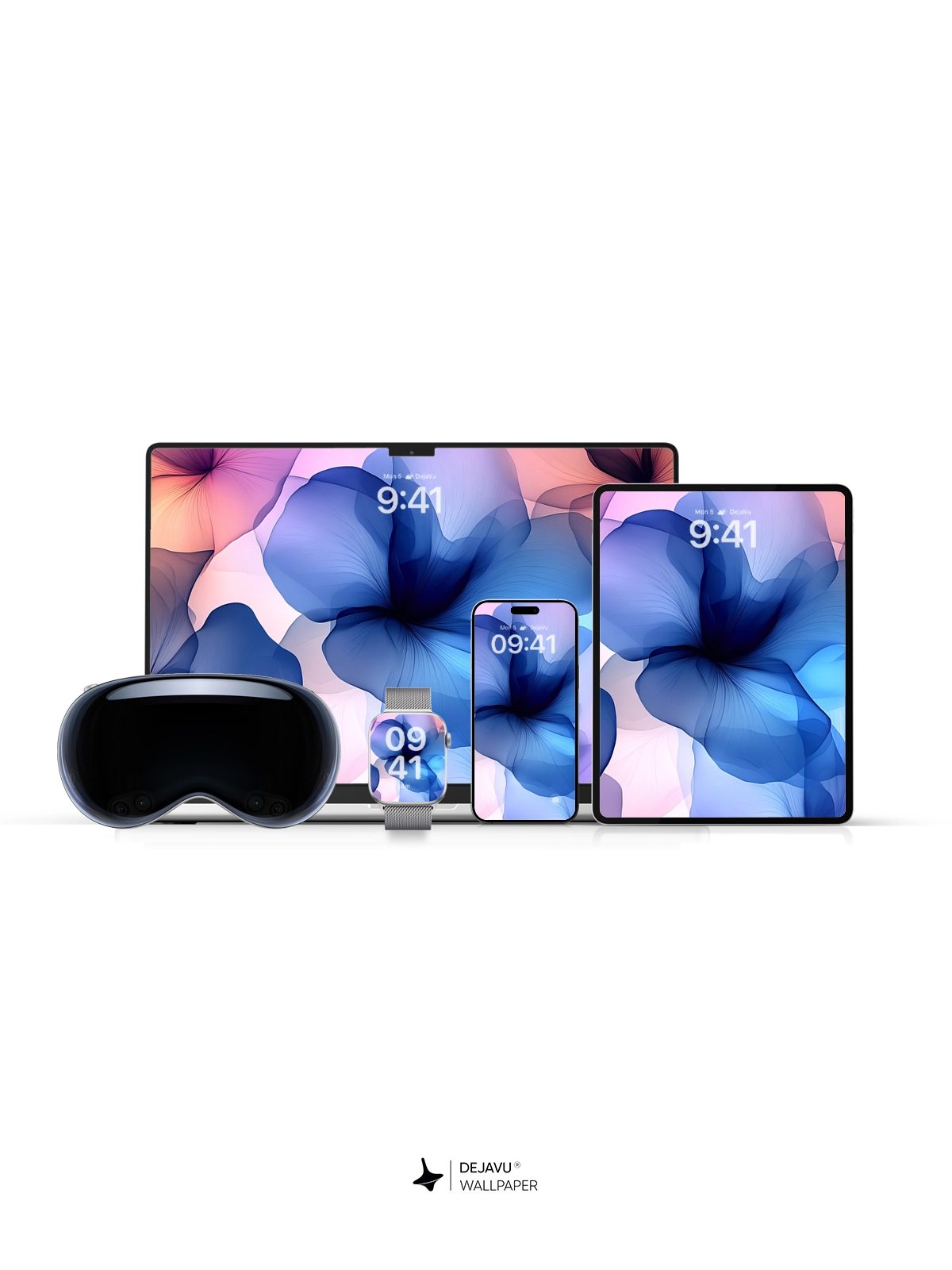 8K Abstract Floral Minimal Aesthetic Wallpaper