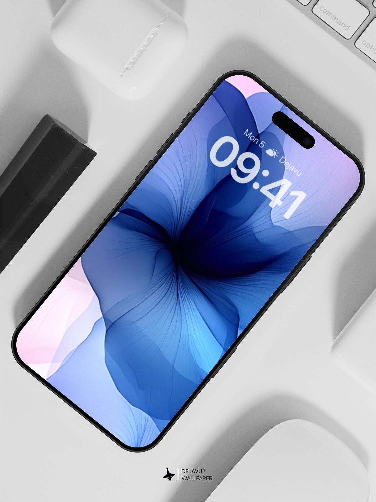 8K Abstract Floral Minimal Aesthetic Wallpaper