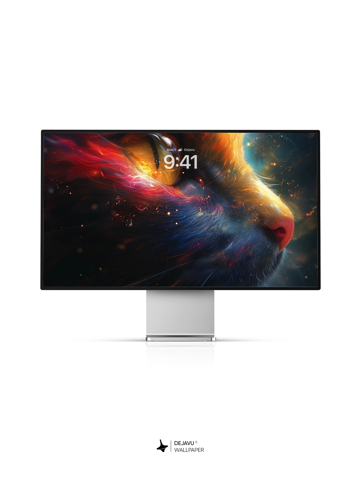 8K Abstract Cat Wallpaper: Aesthetic and Vibrant