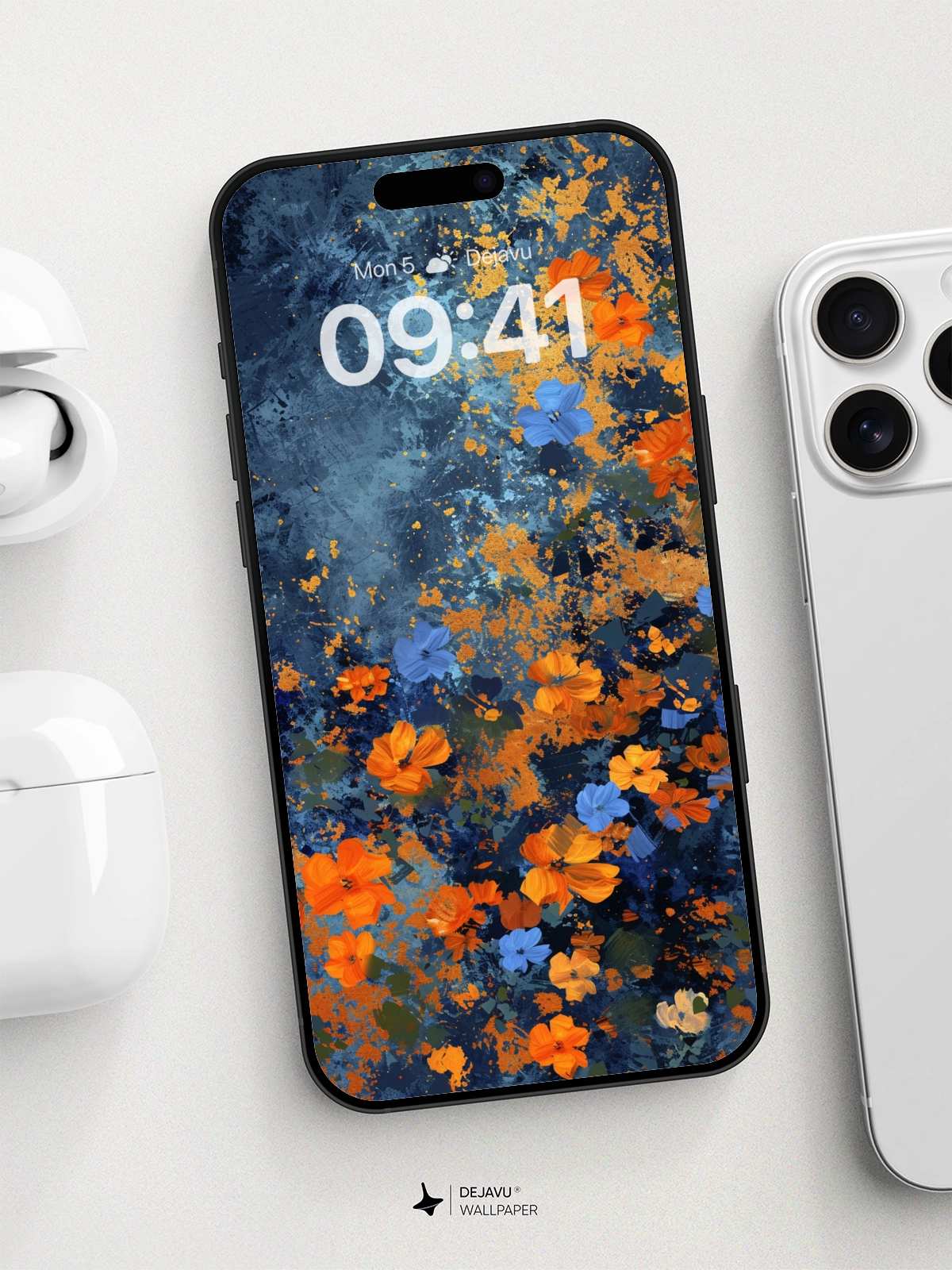 8K Abstract Floral Wallpaper: Minimal Aesthetic for iPhone & Android