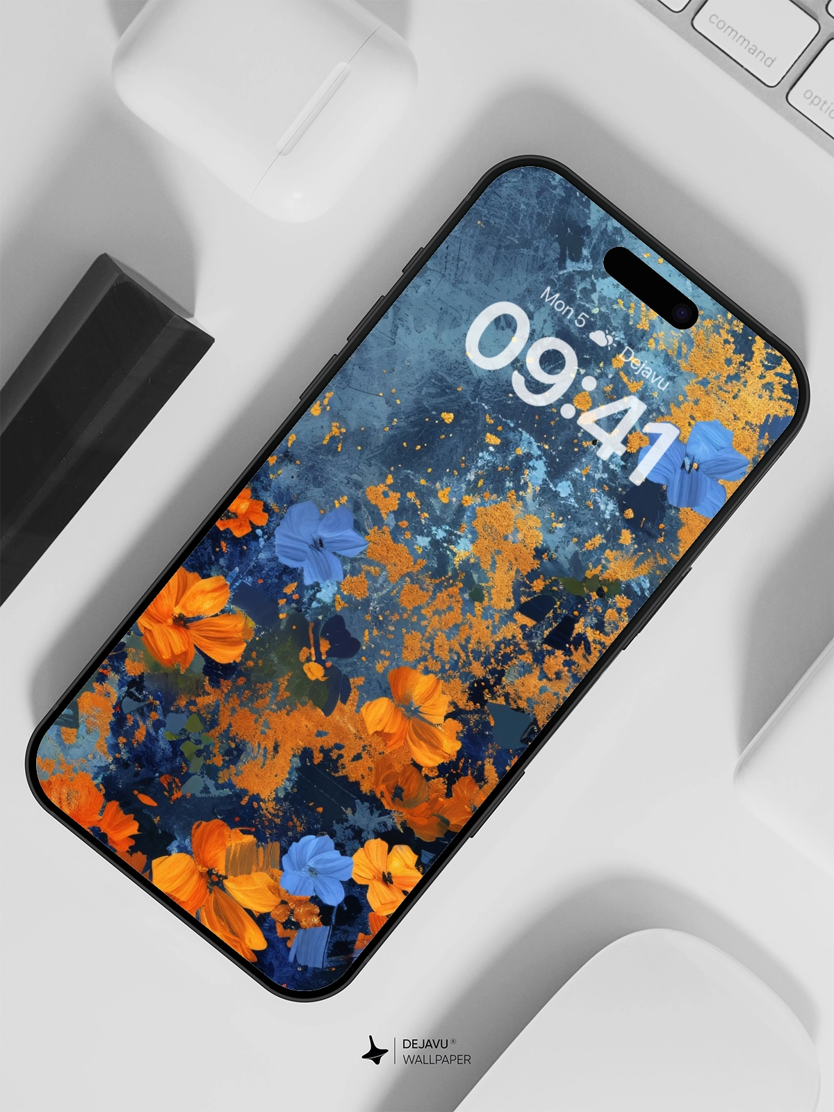 8K Abstract Floral Wallpaper: Minimal Aesthetic for iPhone & Android