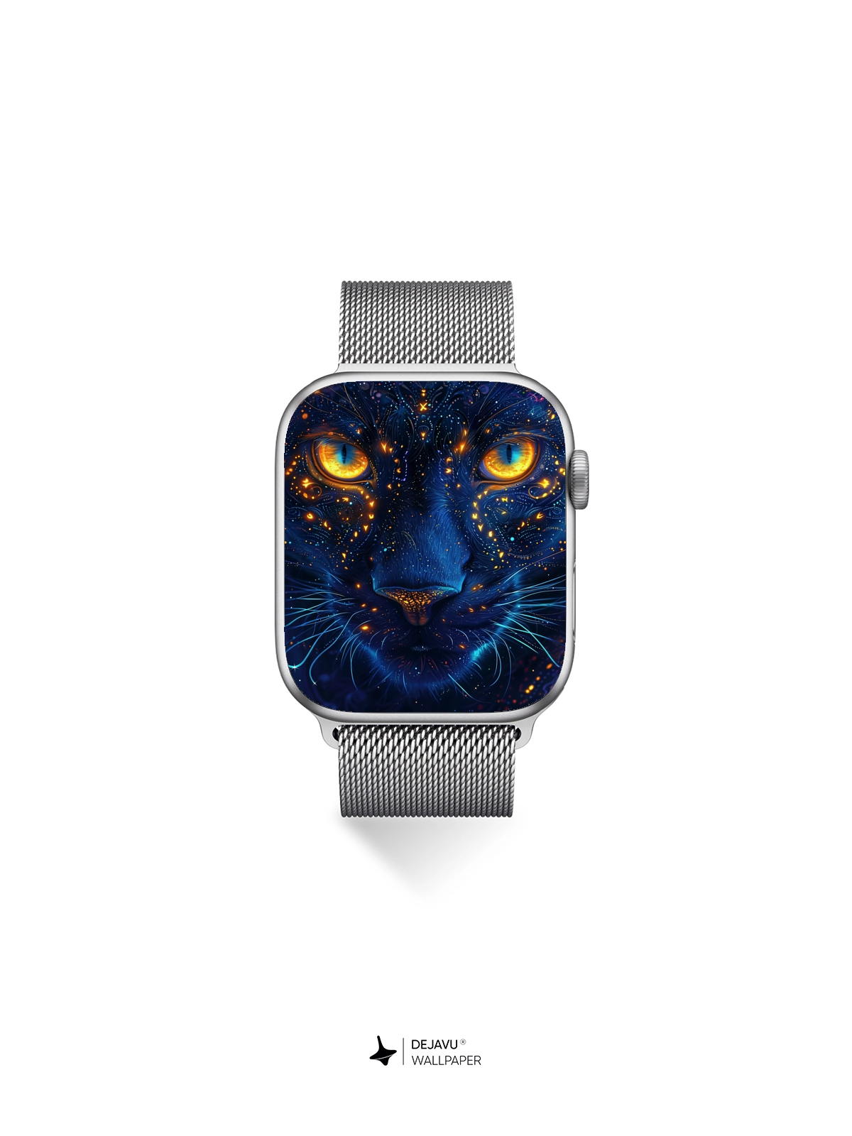 8K Abstract Cosmic Cat Wallpaper