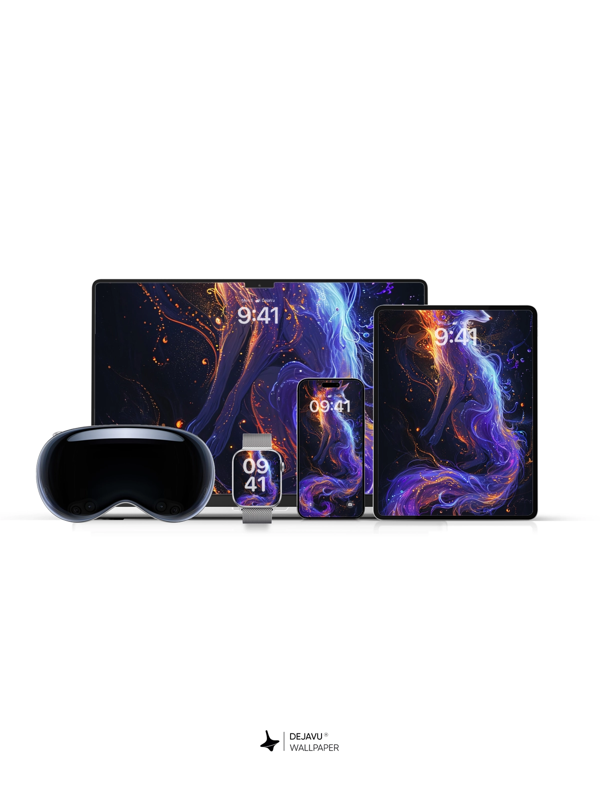 8K Abstract Fantasy Fox Wallpaper