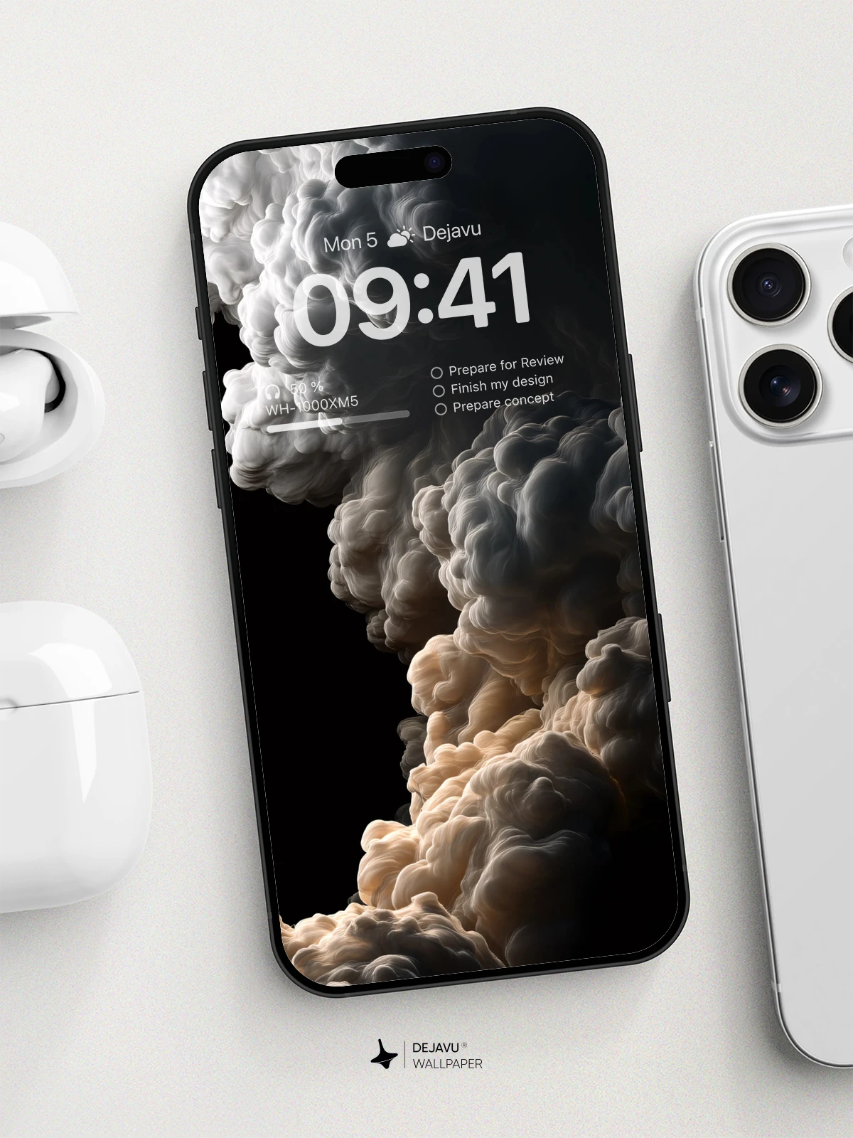 8K Abstract Clouds Minimal Aesthetic Wallpaper