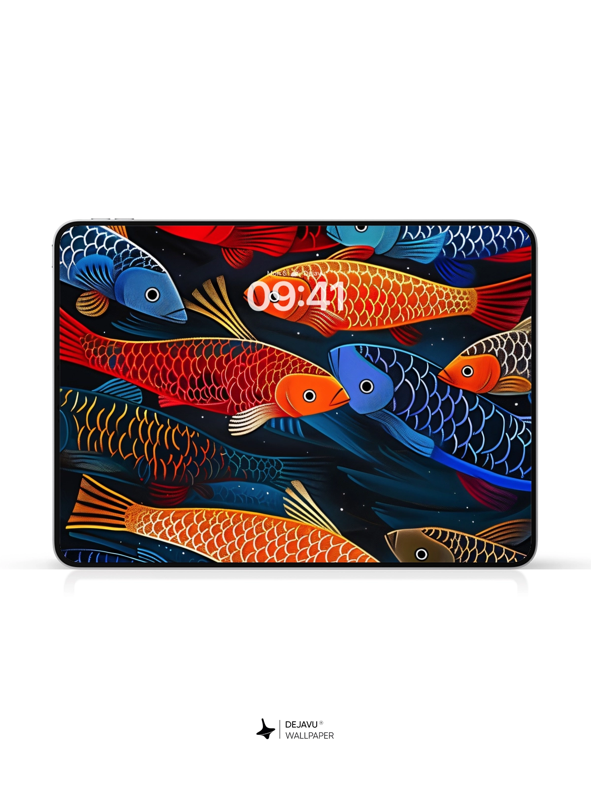 8K Abstract Fish Illustration Wallpaper