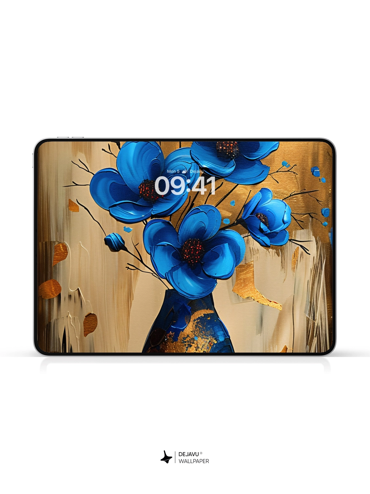 8K Abstract Floral Painting Wallpaper