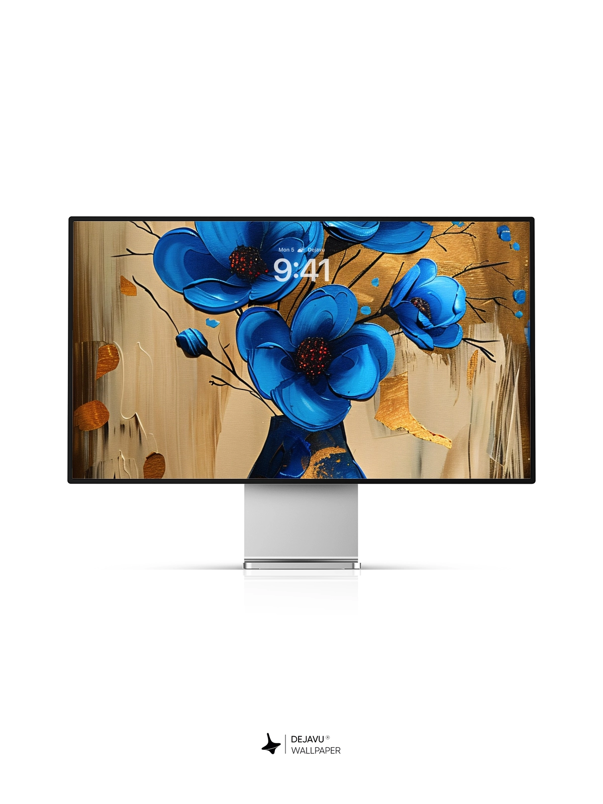 8K Abstract Floral Painting Wallpaper