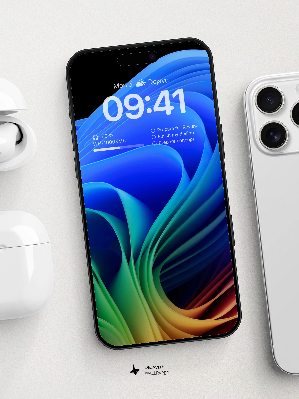 Vibrant Abstract Flow Wallpaper 8K For Phone