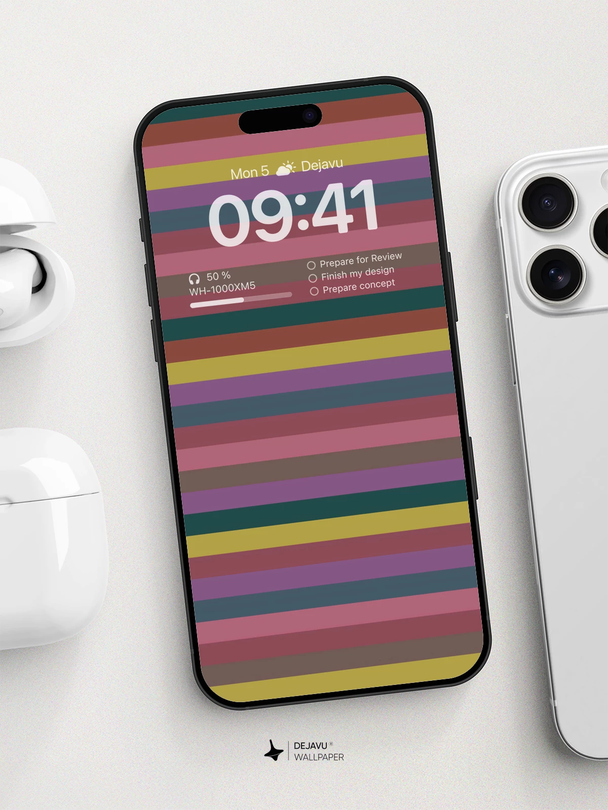 Vibrant Stripes Wallpaper 8K For Phone