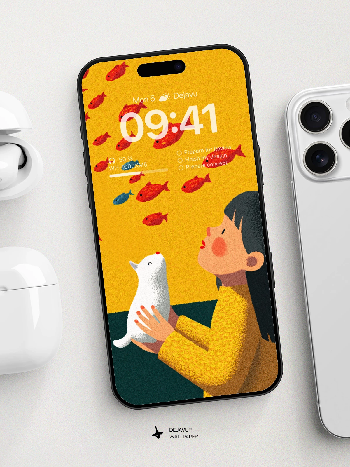 Surreal Fish Dream Wallpaper 8K For Phone