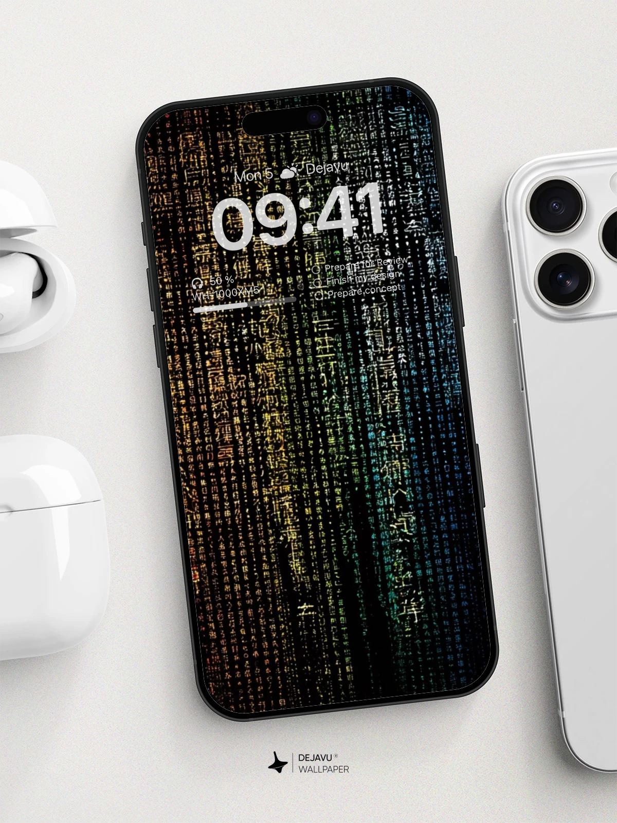 Matrix-Inspired Digital Wallpaper 8K