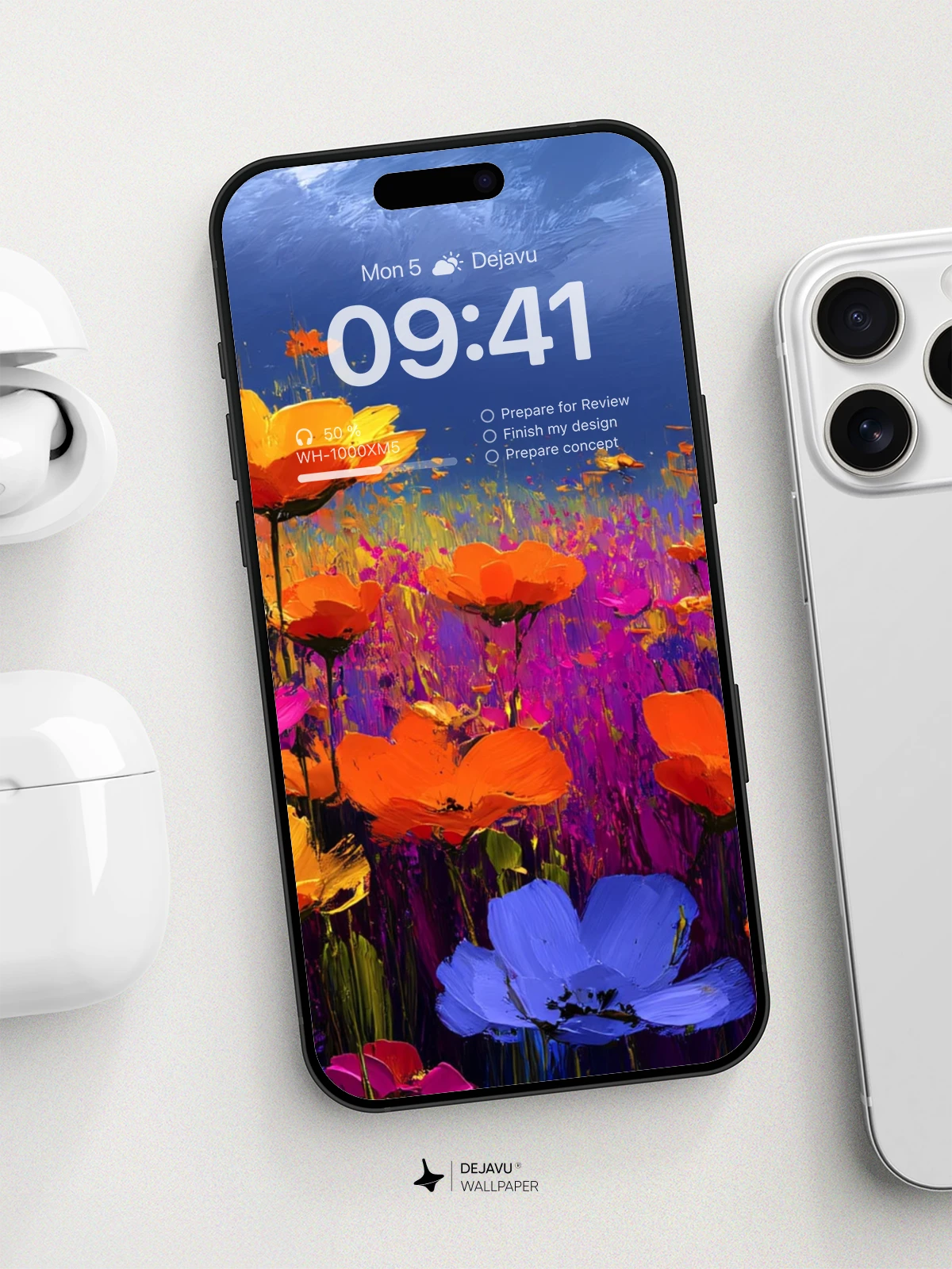 Vibrant Floral Symphony Wallpaper 8K