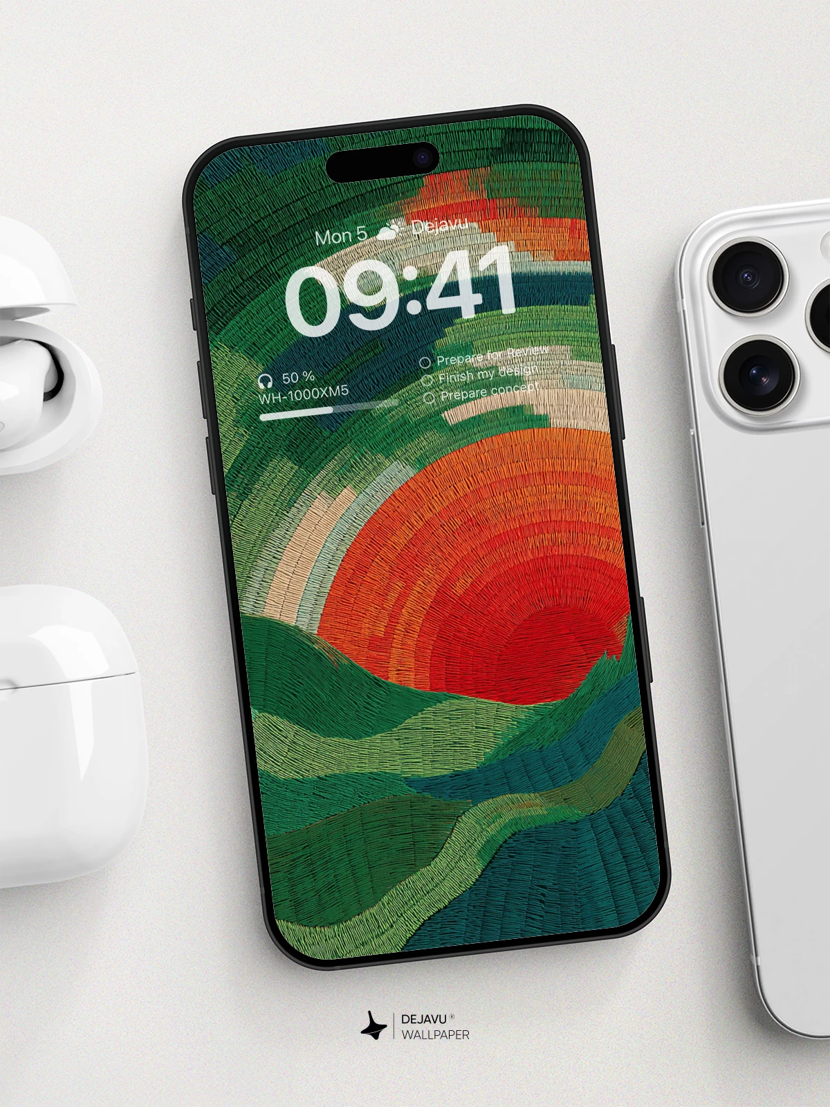 Vibrant Sunset Tapestry Wallpaper 8K For Phone