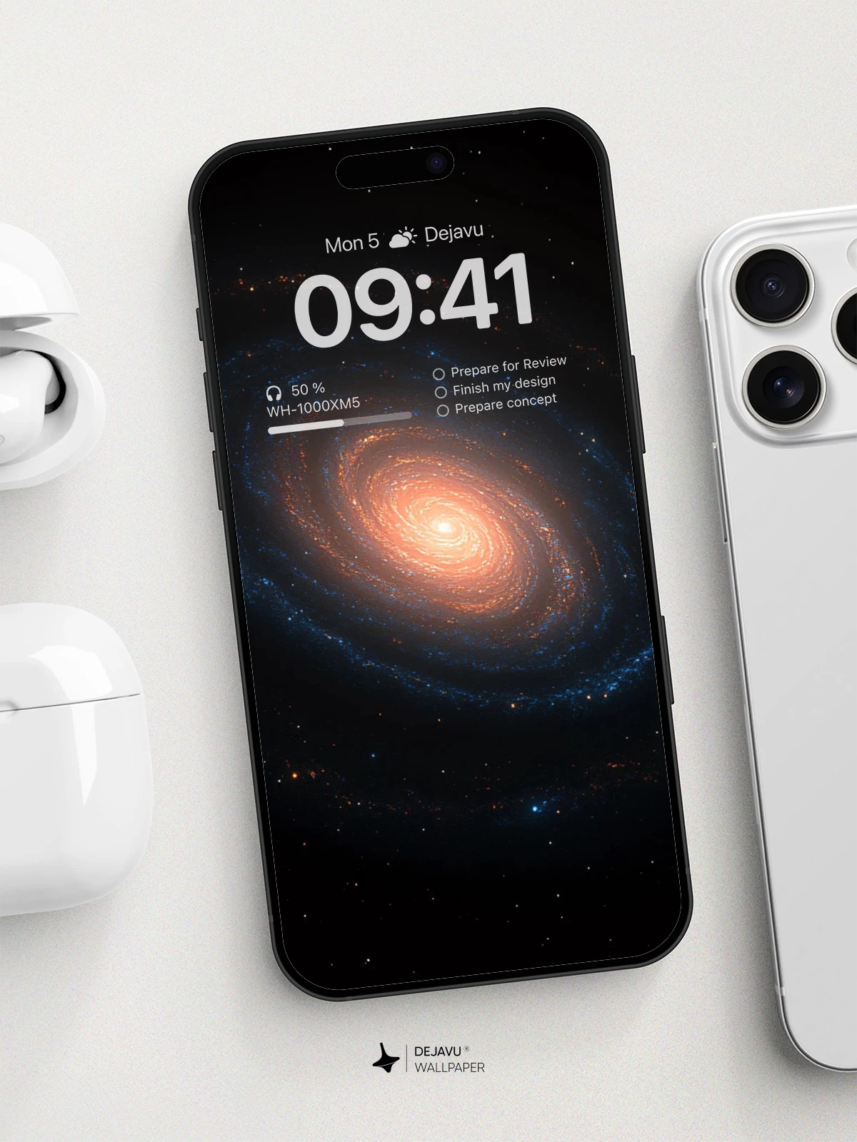 8K Minimal Aesthetic Galaxy Wallpaper