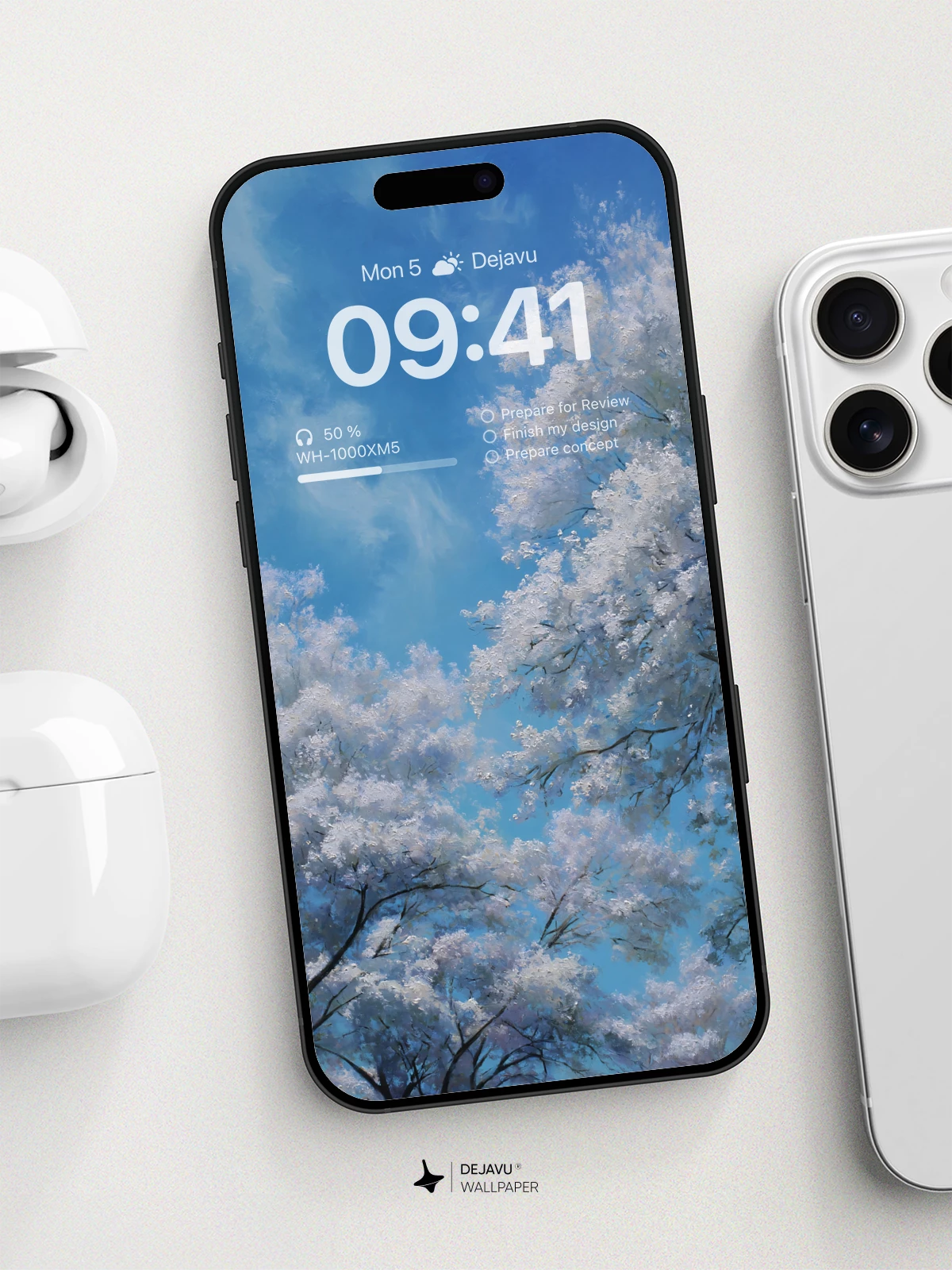 Whispering Blossoms Wallpaper 8K for iPhone
