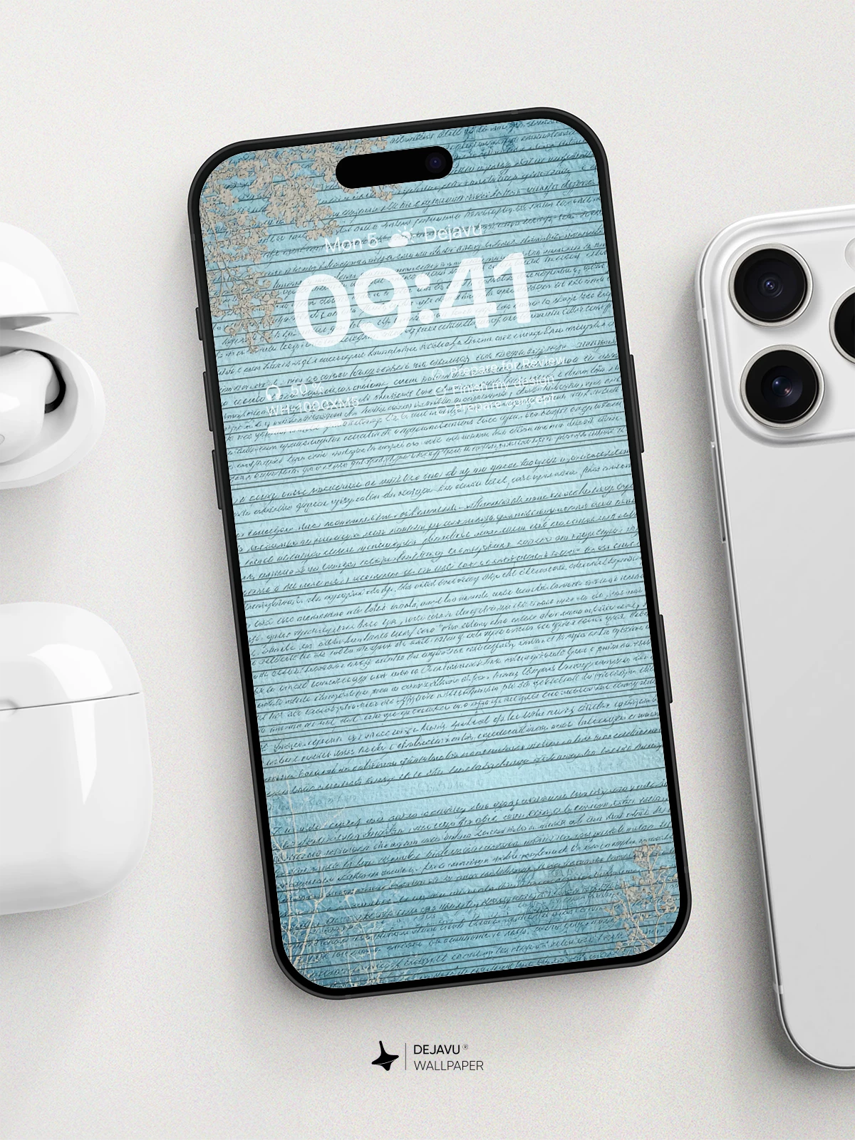 Vintage Manuscript Wallpaper 8K For iPhone: Artistic Handwriting Elegance