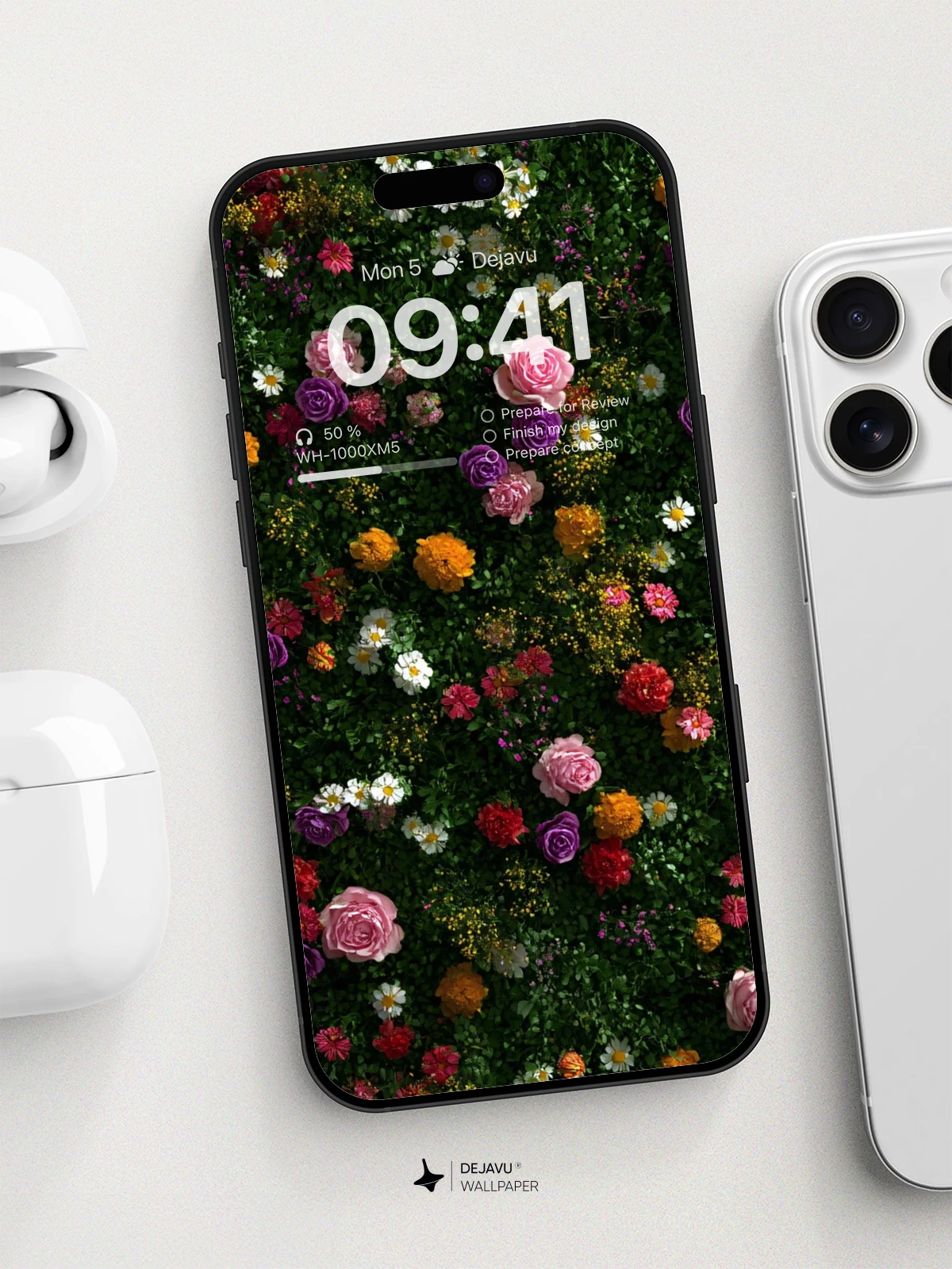 Vibrant Floral Symphony Wallpaper 8K For iPhone