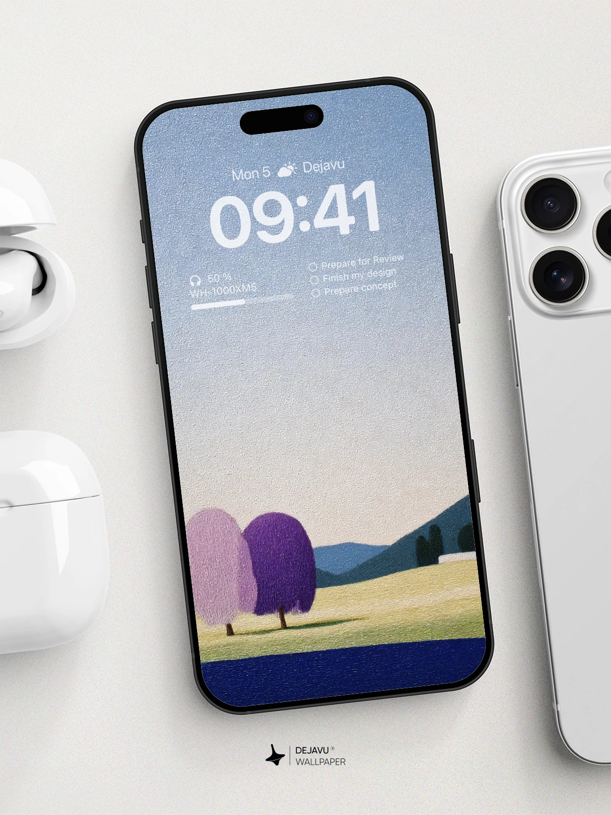 Surreal Pastel Landscape Wallpaper 8K For Phone