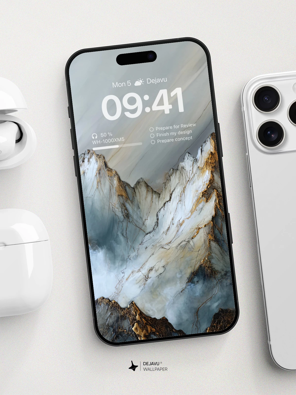 Marble Peak Elegance Wallpaper 8K For Phone