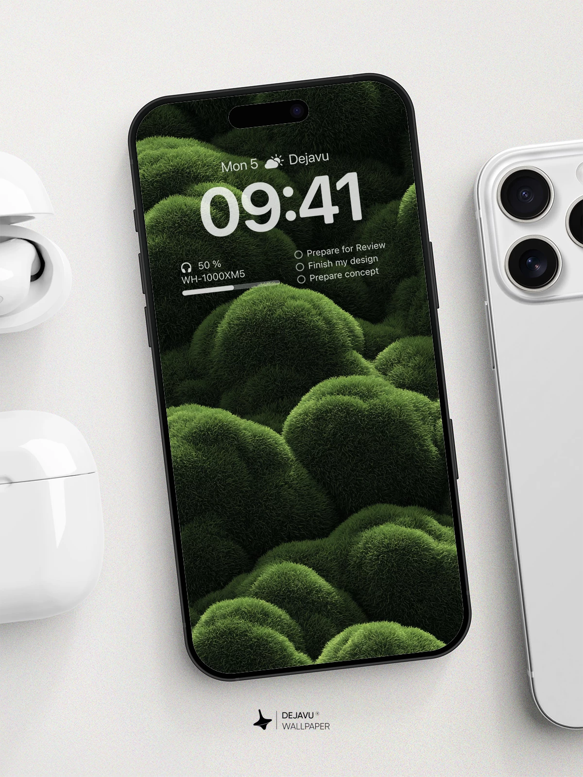 Lush Green Terrain Wallpaper 8K for iPhone