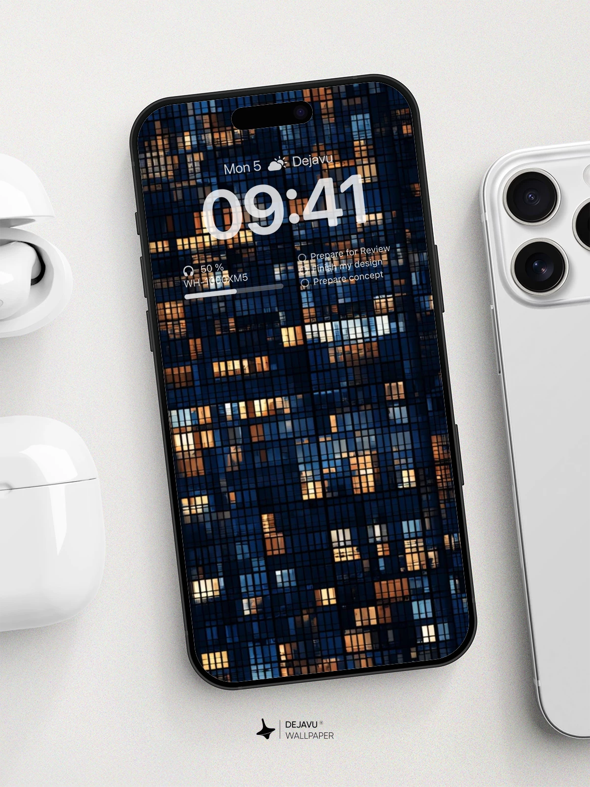 Urban Night Glow Wallpaper 8K For iPhone