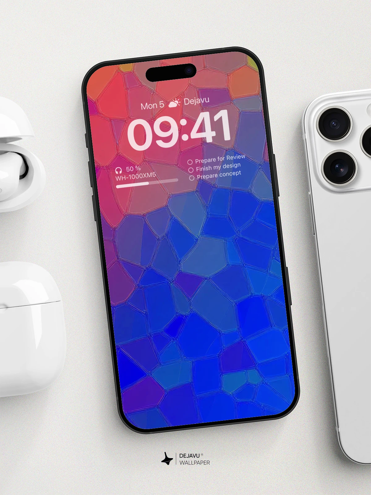 Vibrant Mosaic Wallpaper 8K for iPhone