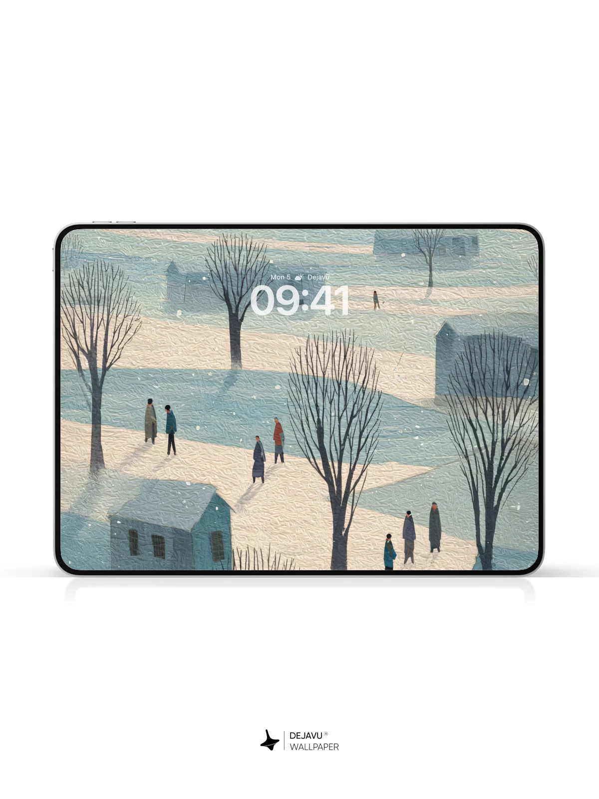 Winter Village Serenity Wallpaper 8K For Phone