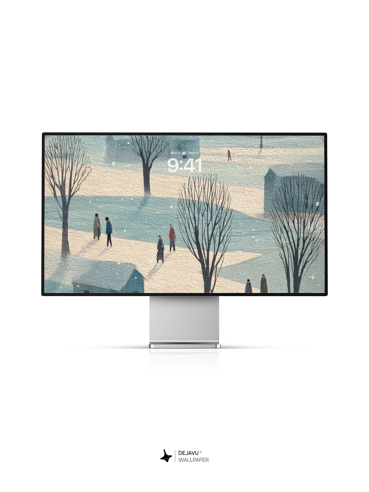 Winter Village Serenity Wallpaper 8K For Phone