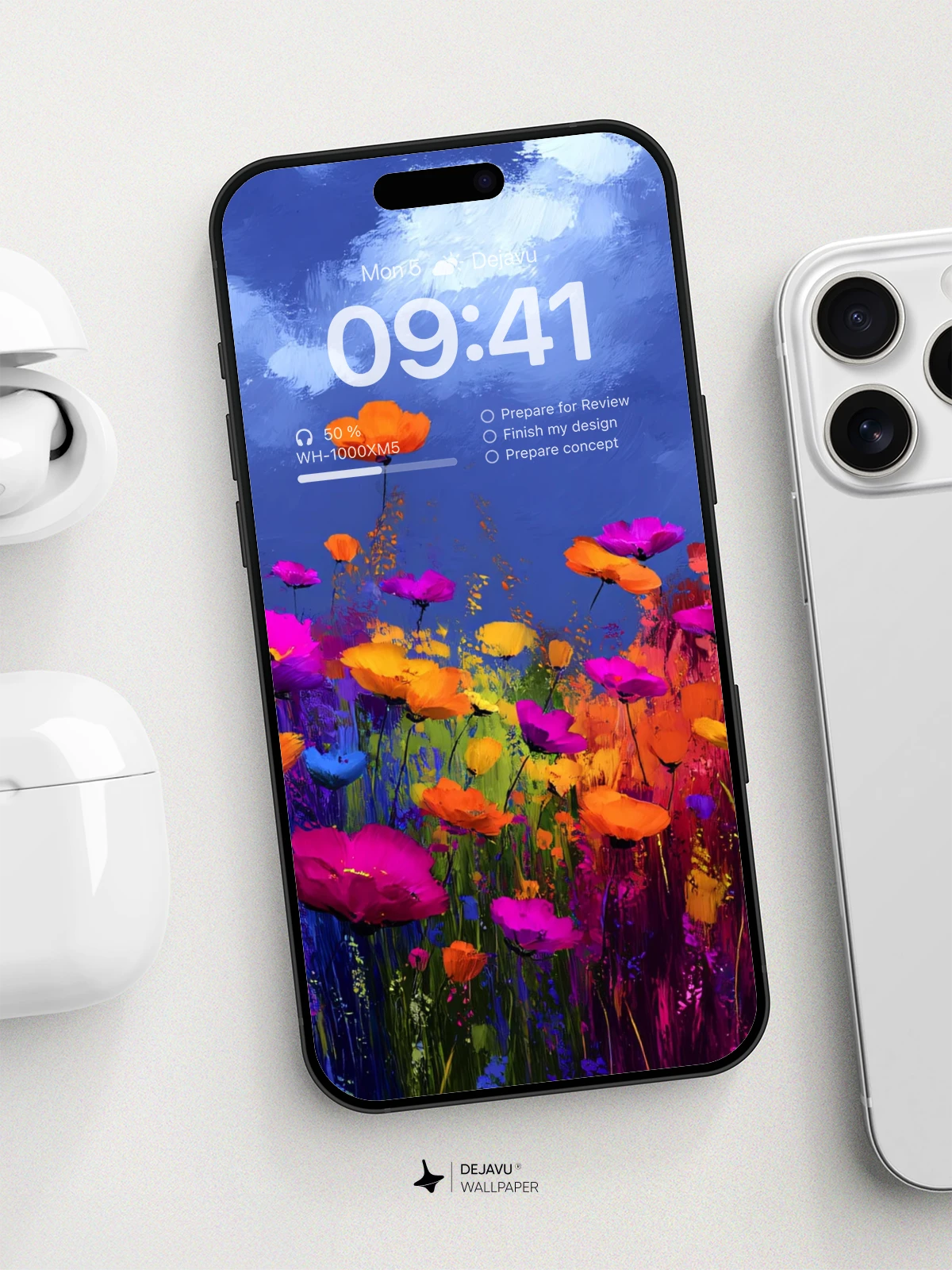 Vibrant Floral Symphony Wallpaper 8K