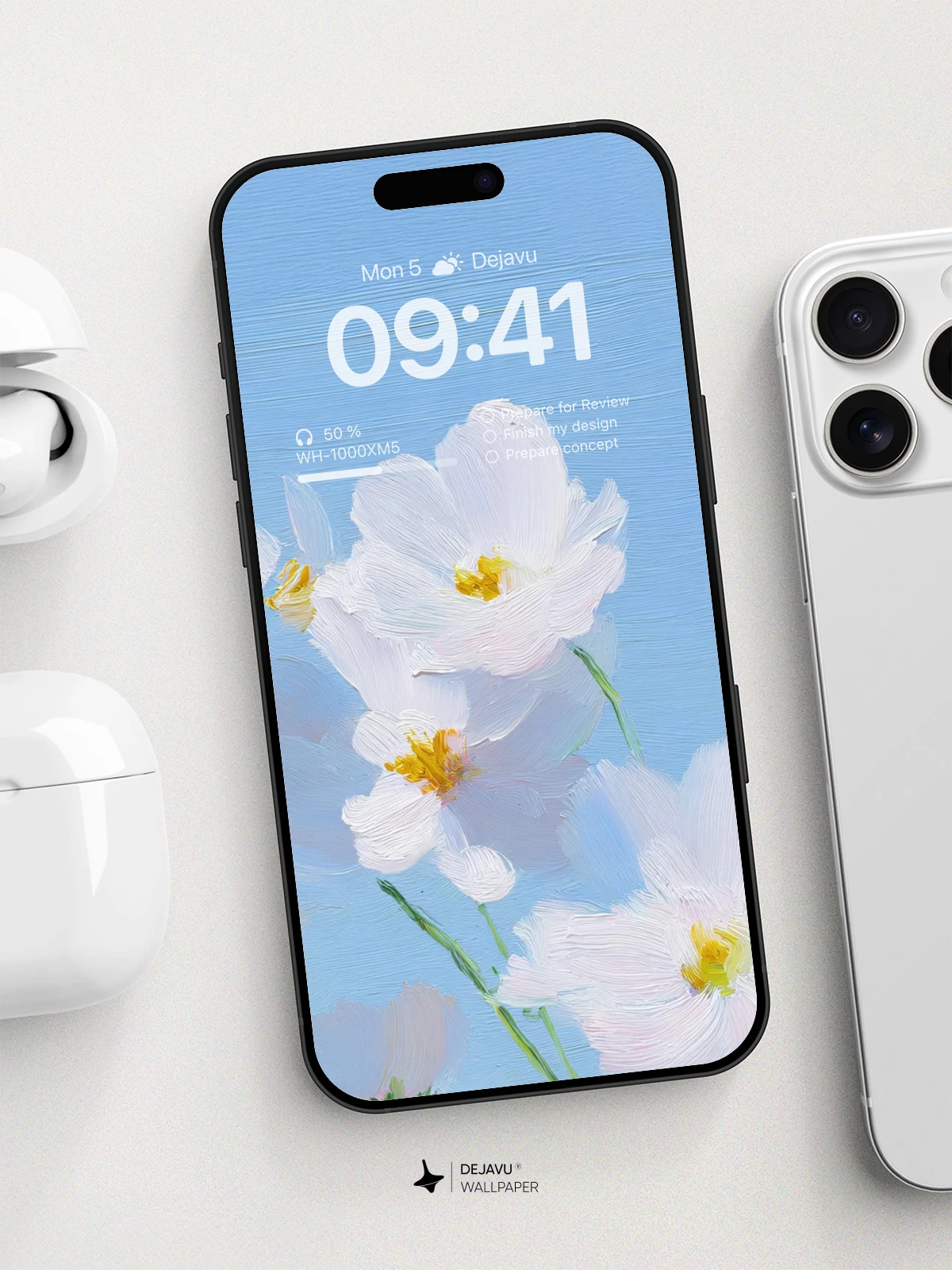 Whispering Petals Wallpaper 8K for iPhone