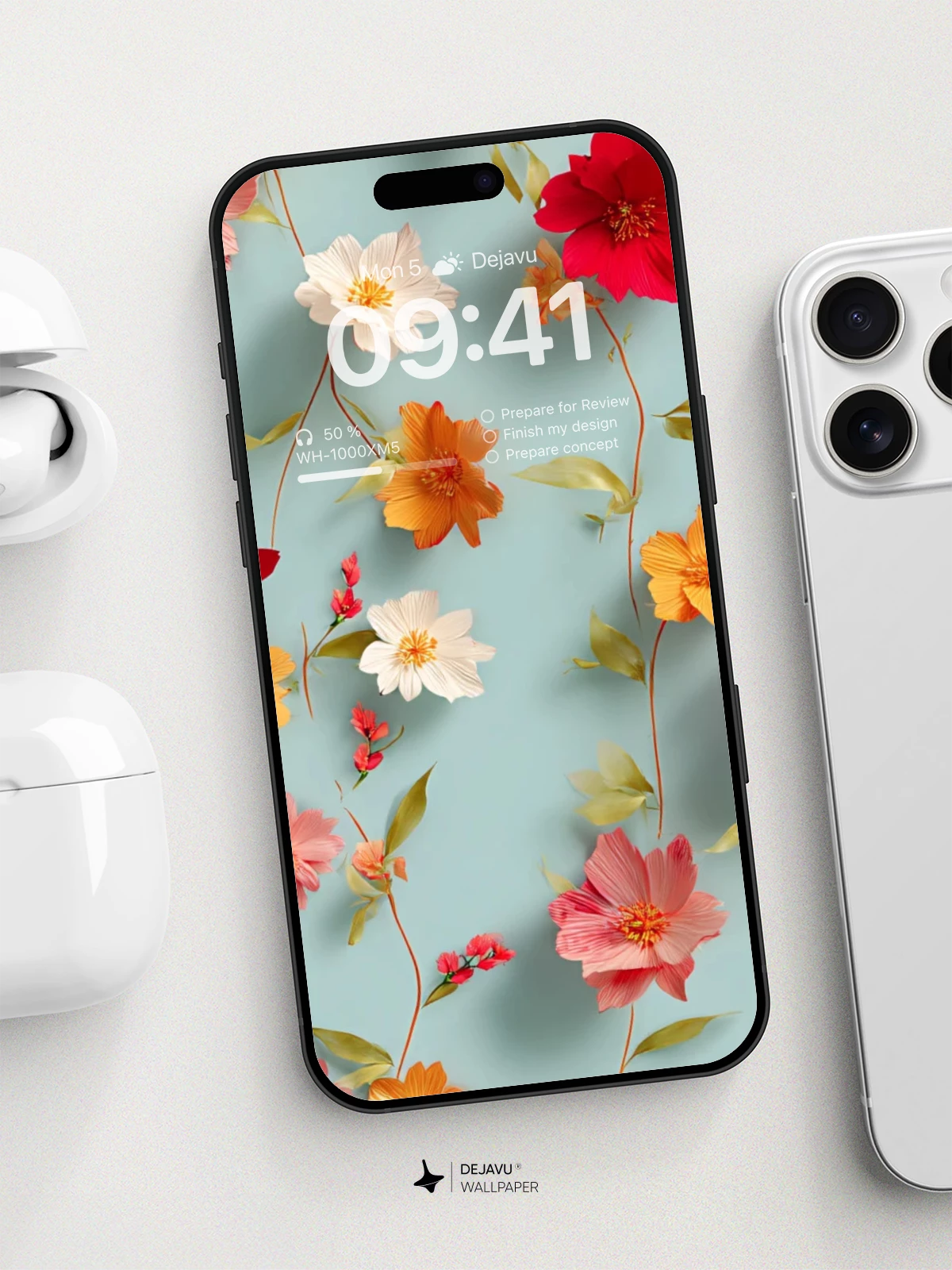 Vibrant Floral Symphony Wallpaper 8K For Phone