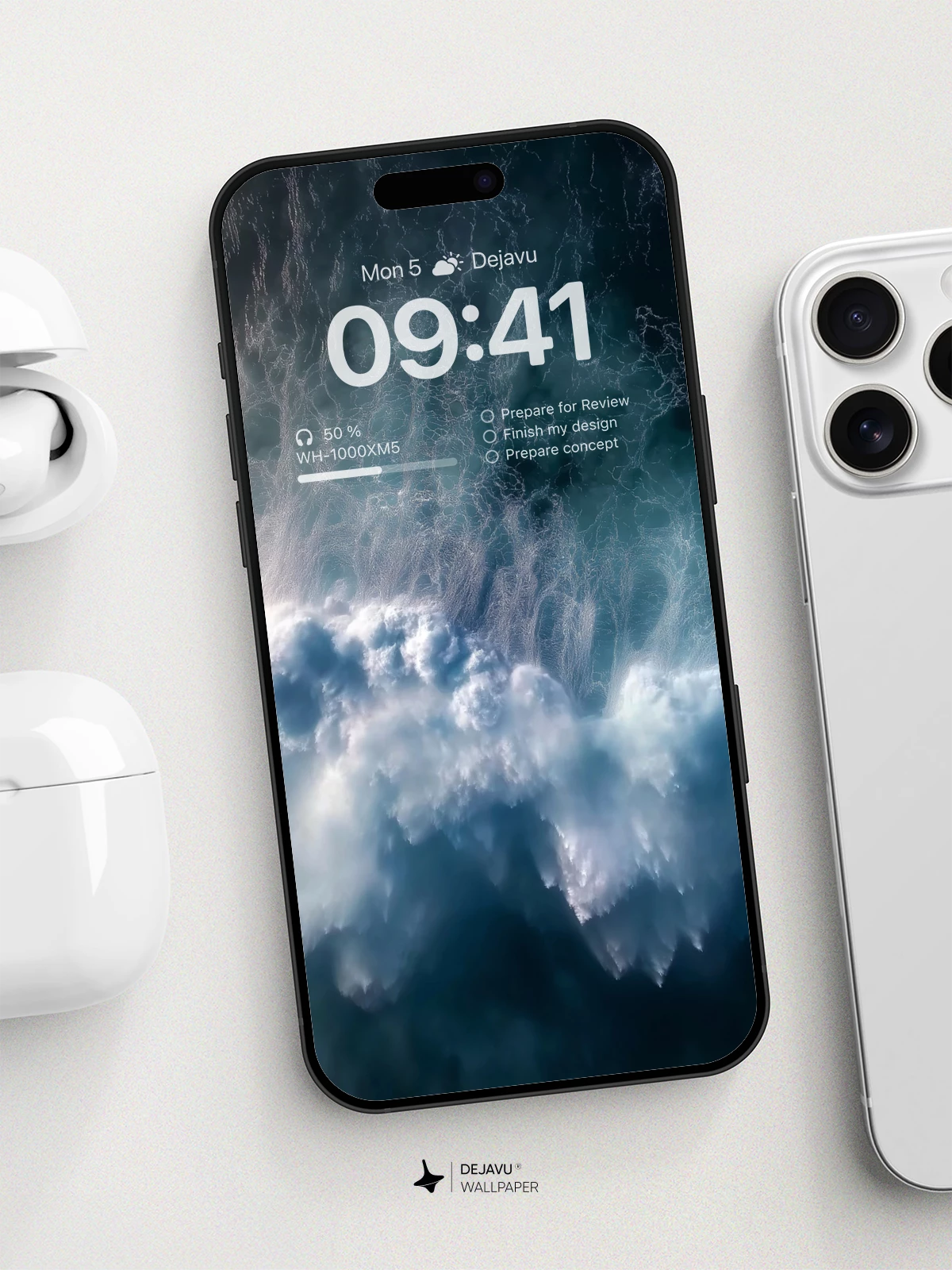 Surreal Ocean Wave Wallpaper 8K For Phone