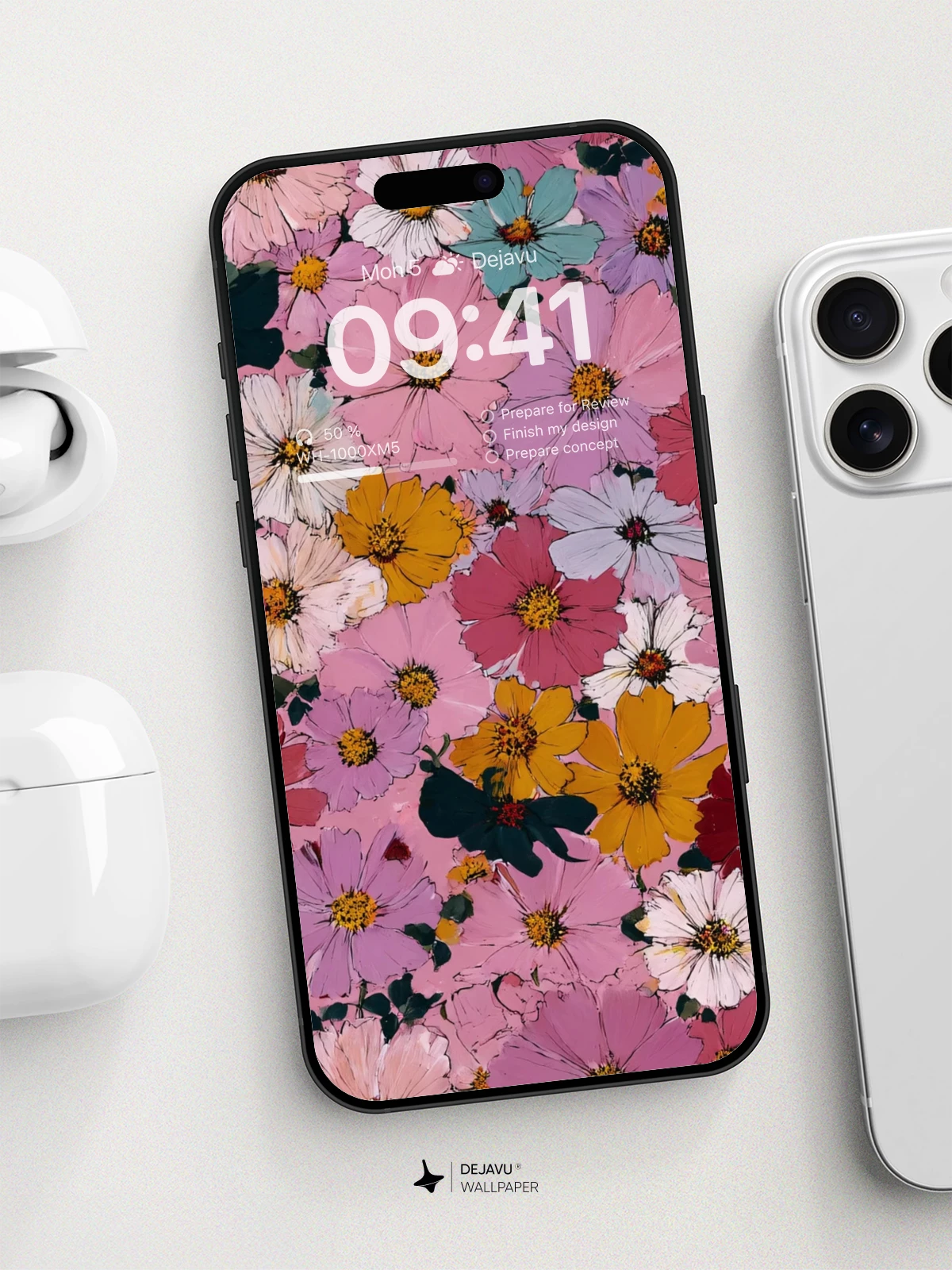 Vibrant Floral Symphony Wallpaper 8K For iPhone