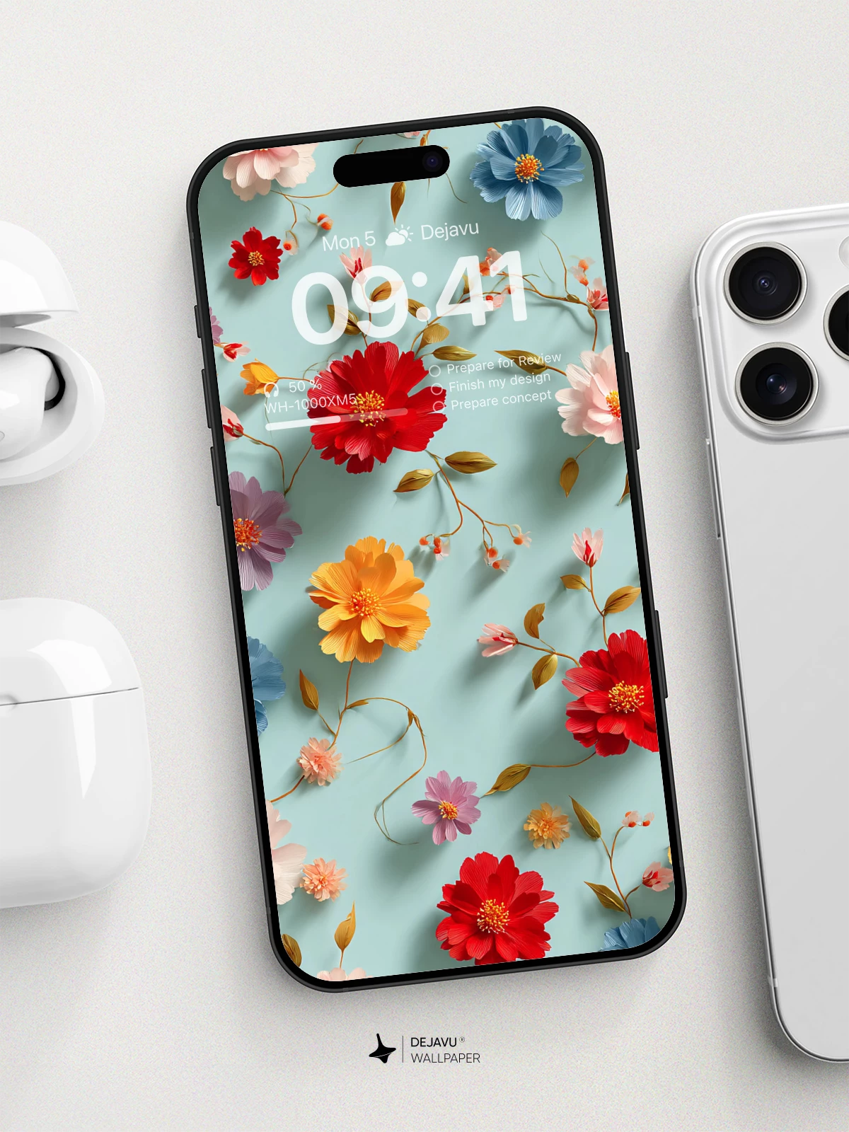 Vibrant Floral Symphony Wallpaper 8K For Phone