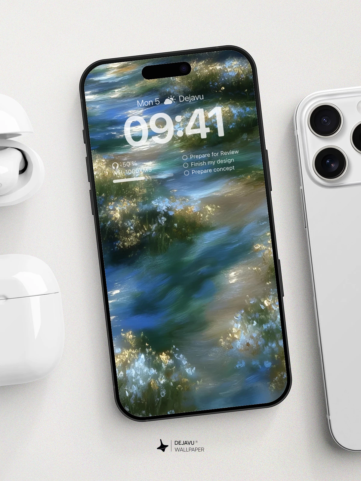 Surreal Water Reflections Wallpaper 8K For iPhone