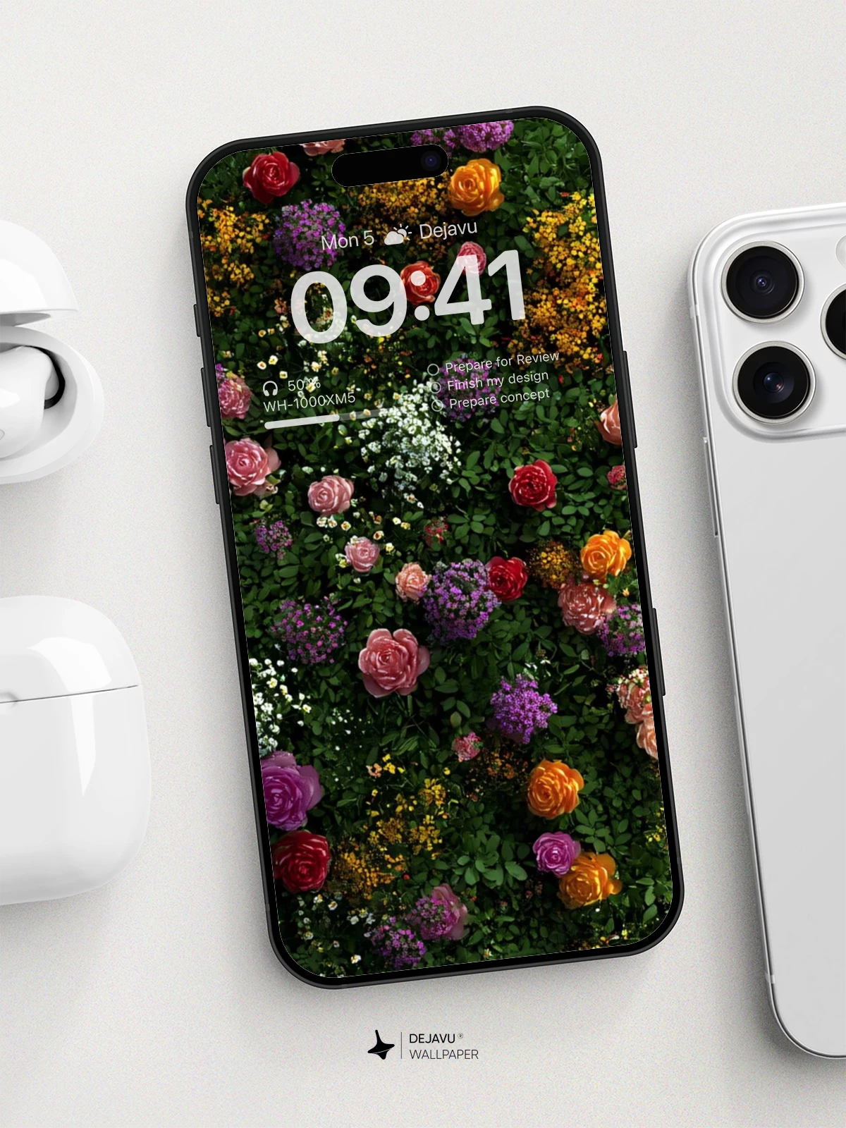 Vibrant Floral Garden Wallpaper 8K For iPhone