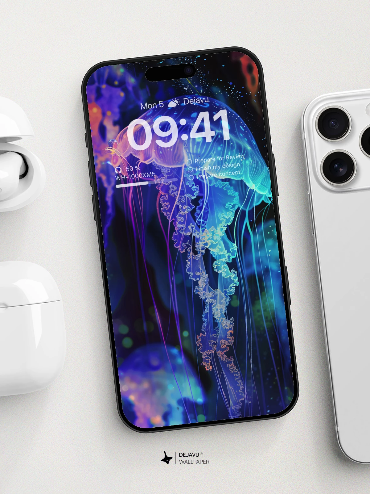 8K Abstract Jellyfish Wallpaper: Minimal Aesthetic & Soft Gradient