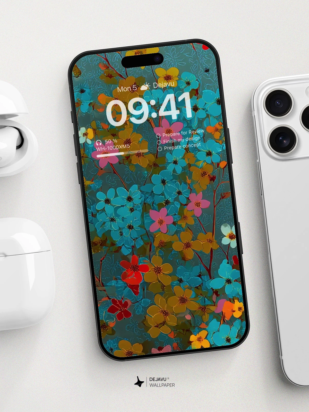 Vibrant Floral Symphony Wallpaper 8K For Phone