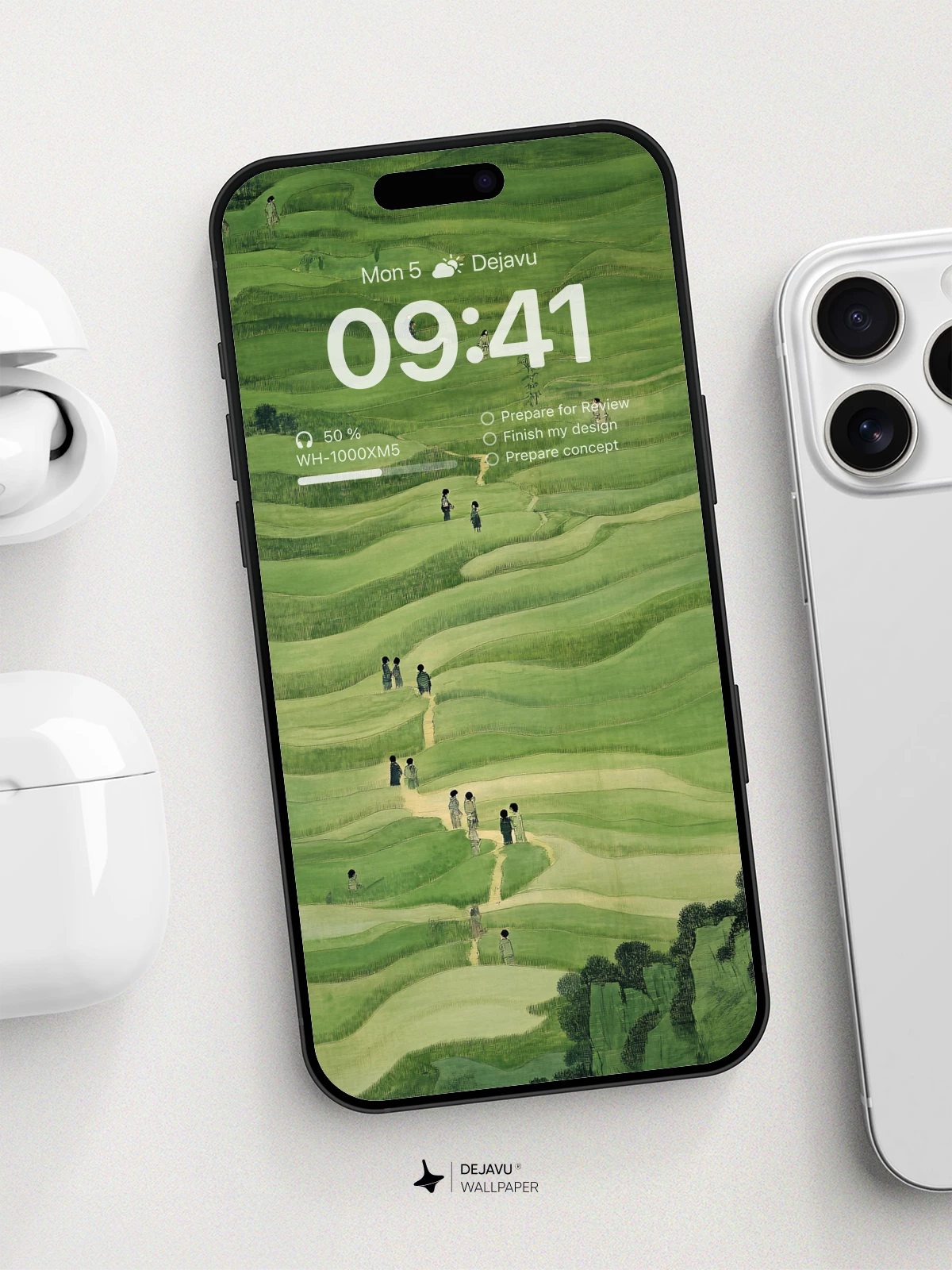 Terraced Fields Harmony Wallpaper 8K For Phone