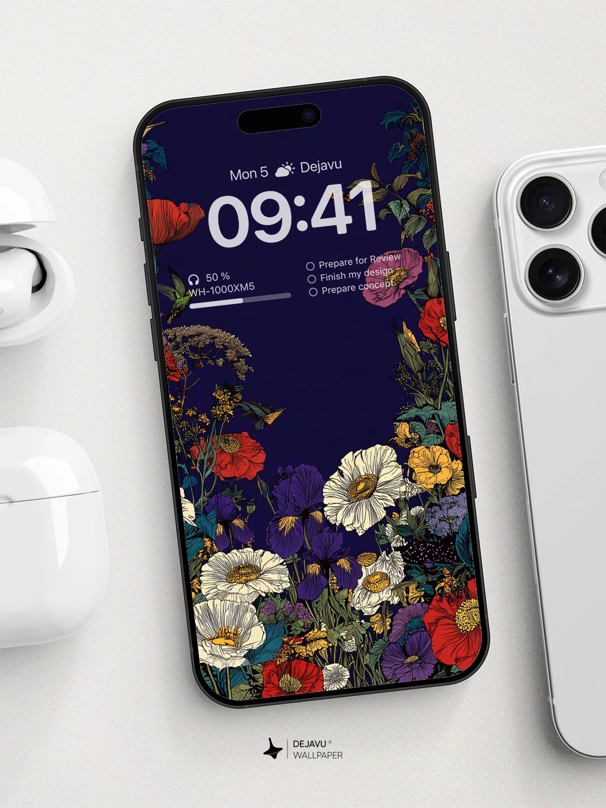 Vibrant Floral Garden Wallpaper 8K For Phone