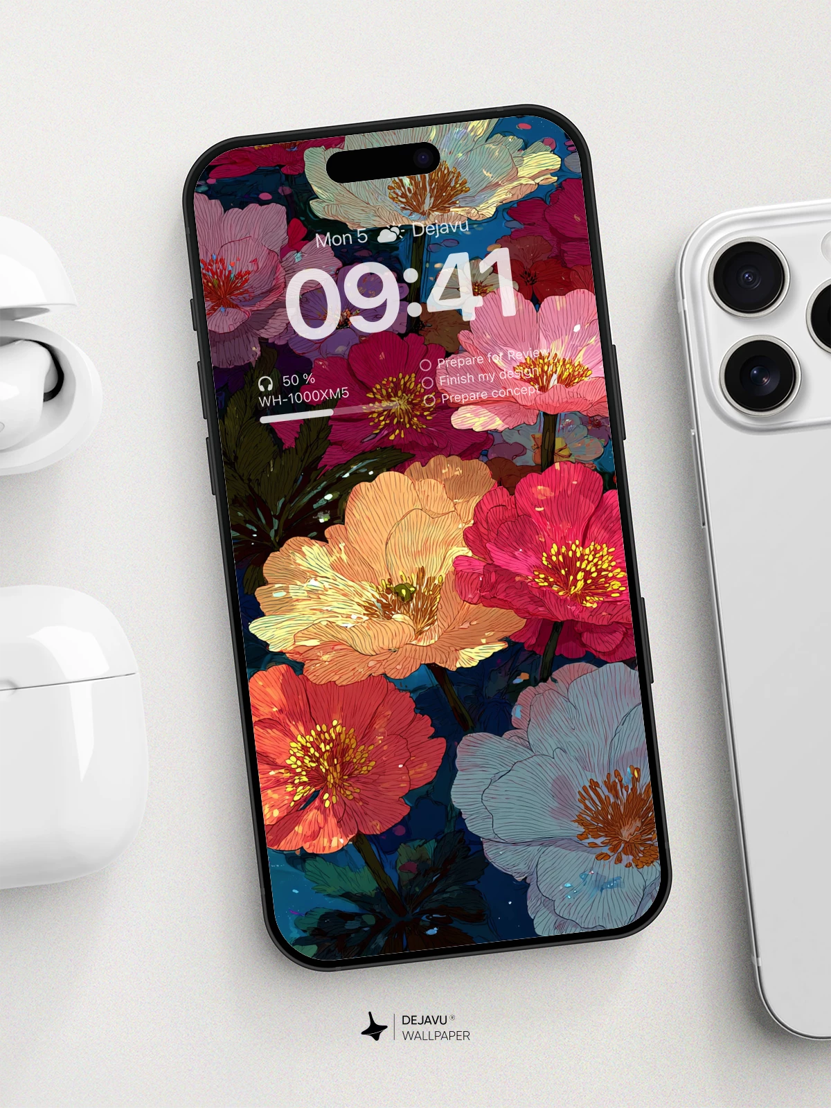 Vibrant Floral Symphony Wallpaper 8K For Phone